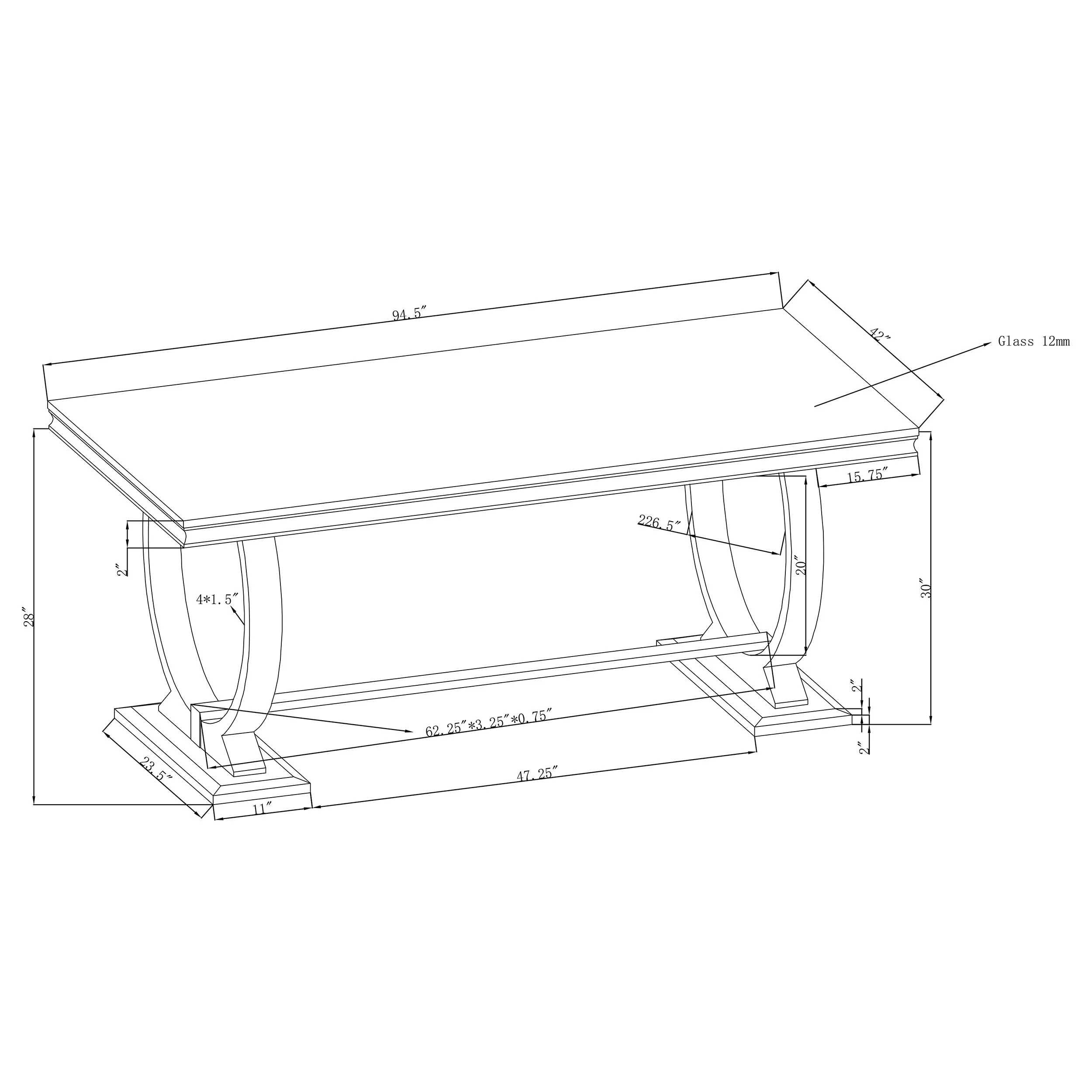 Antoine Dining Table - Image 3
