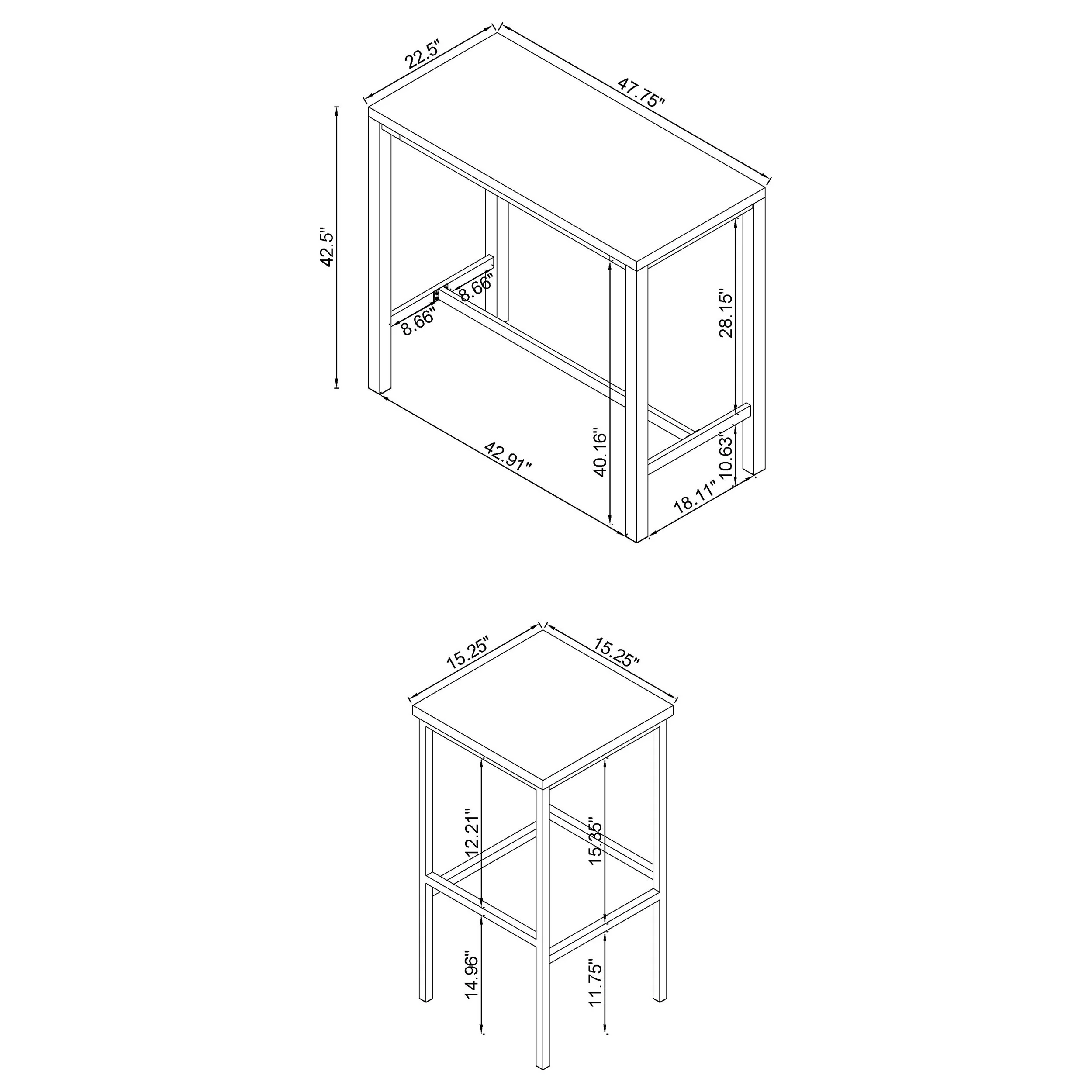 Natividad Bar Table Set - Image 11