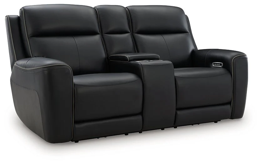 5Z-Comfort Power Reclining Loveseat with Console - Image 11
