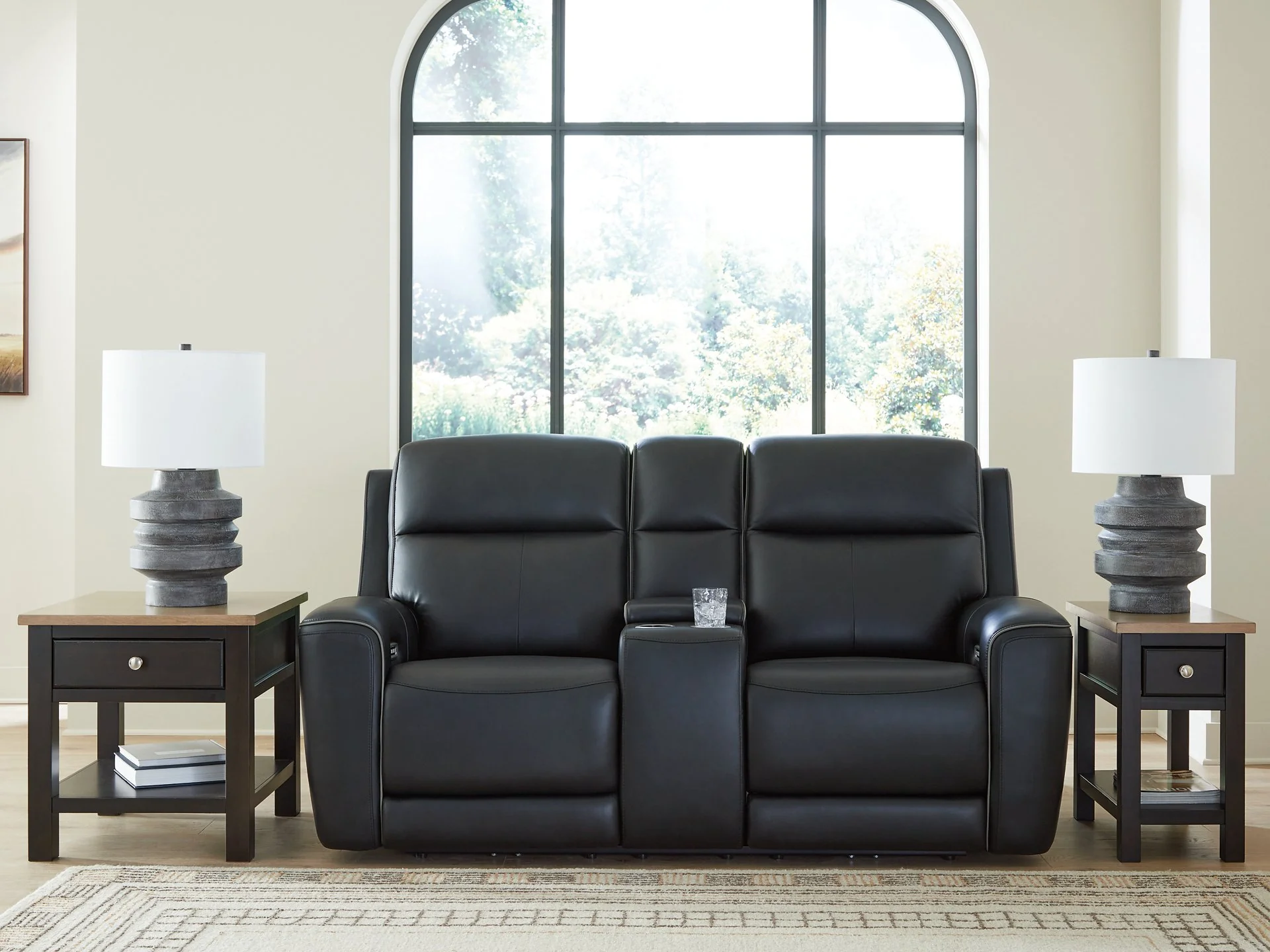 5Z-Comfort Power Reclining Loveseat with Console - Image 12