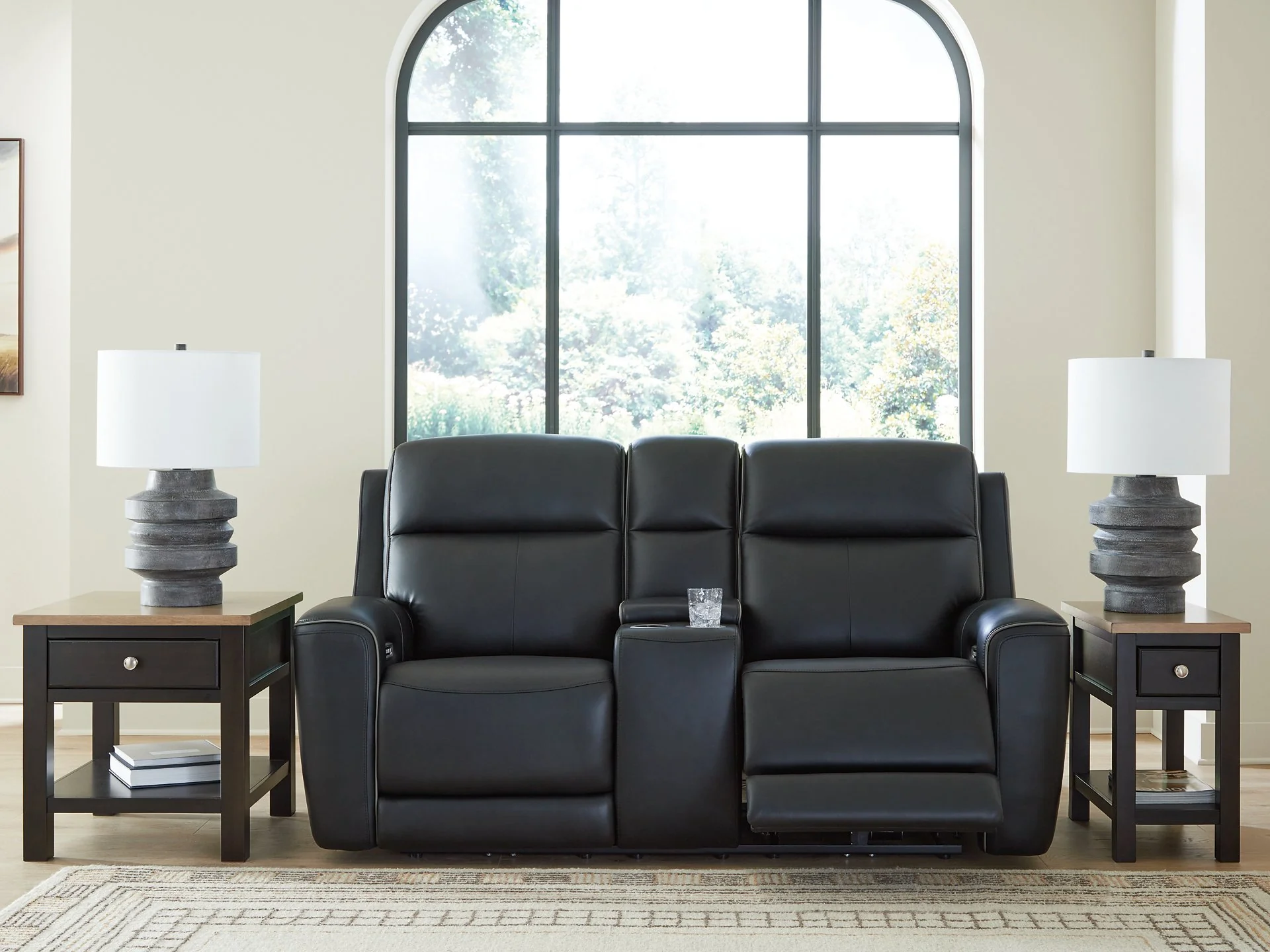 5Z-Comfort Power Reclining Loveseat with Console - Image 17