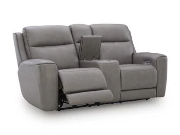 5Z-Comfort Power Reclining Loveseat with Console - Image 3