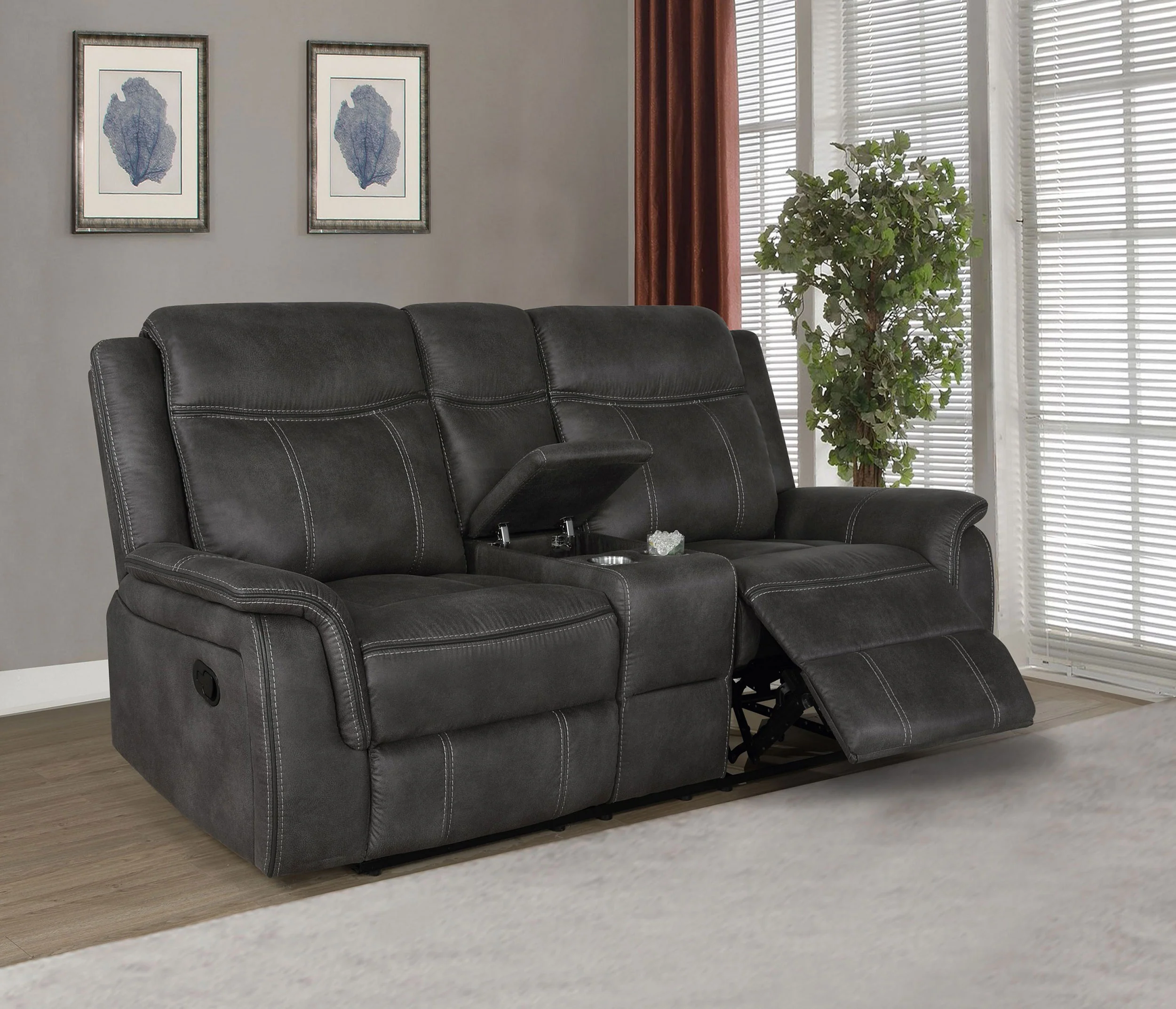 Lawrence Reclining Loveseat - Image 2