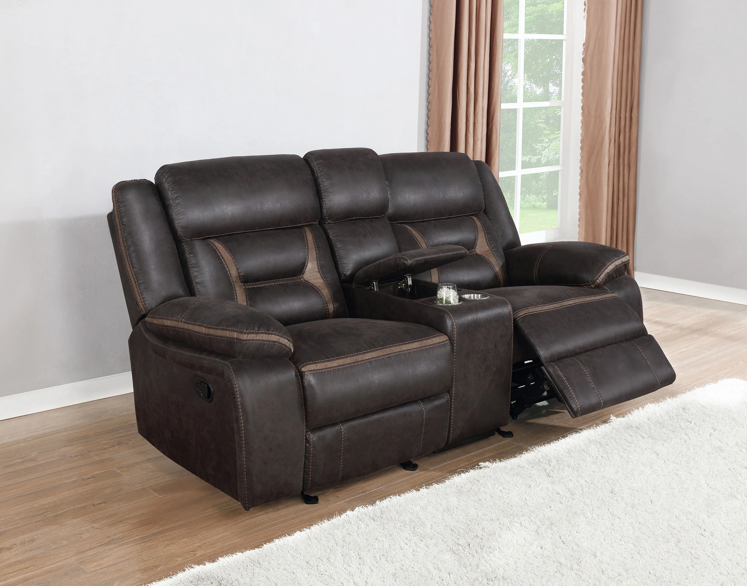 Greer Reclining Glider Loveseat - Image 14