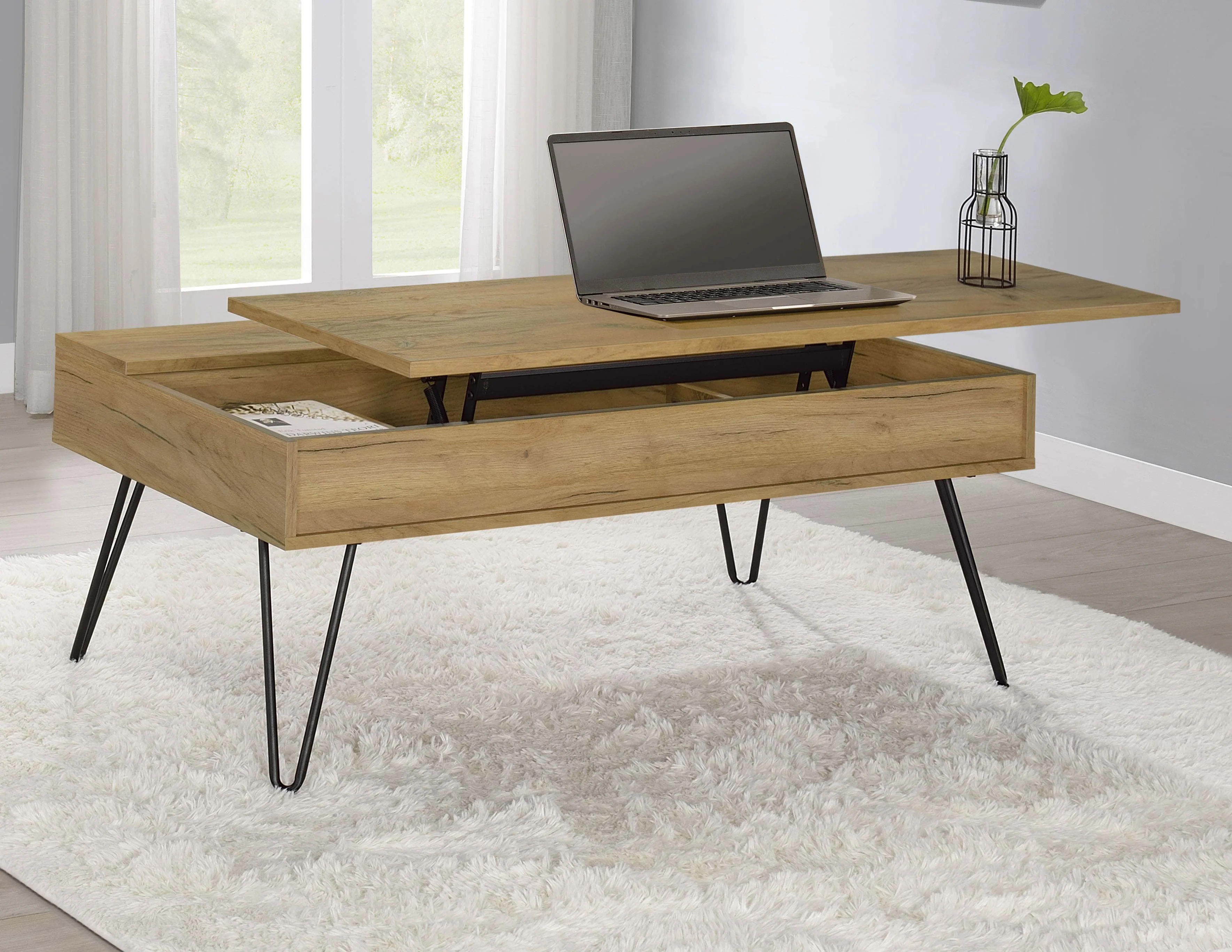 Fanning Lift-Top Coffee Table - Image 2