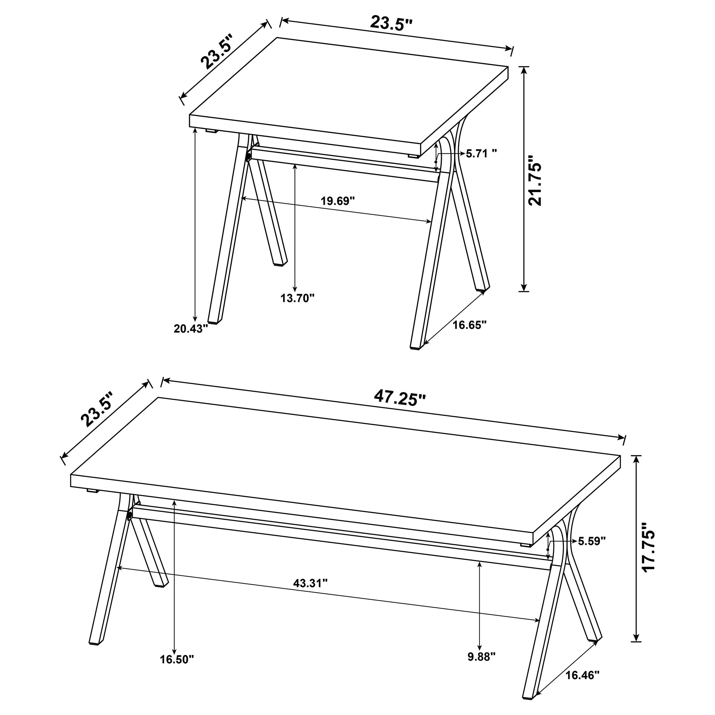 Colmar Coffee Table Set - Image 6