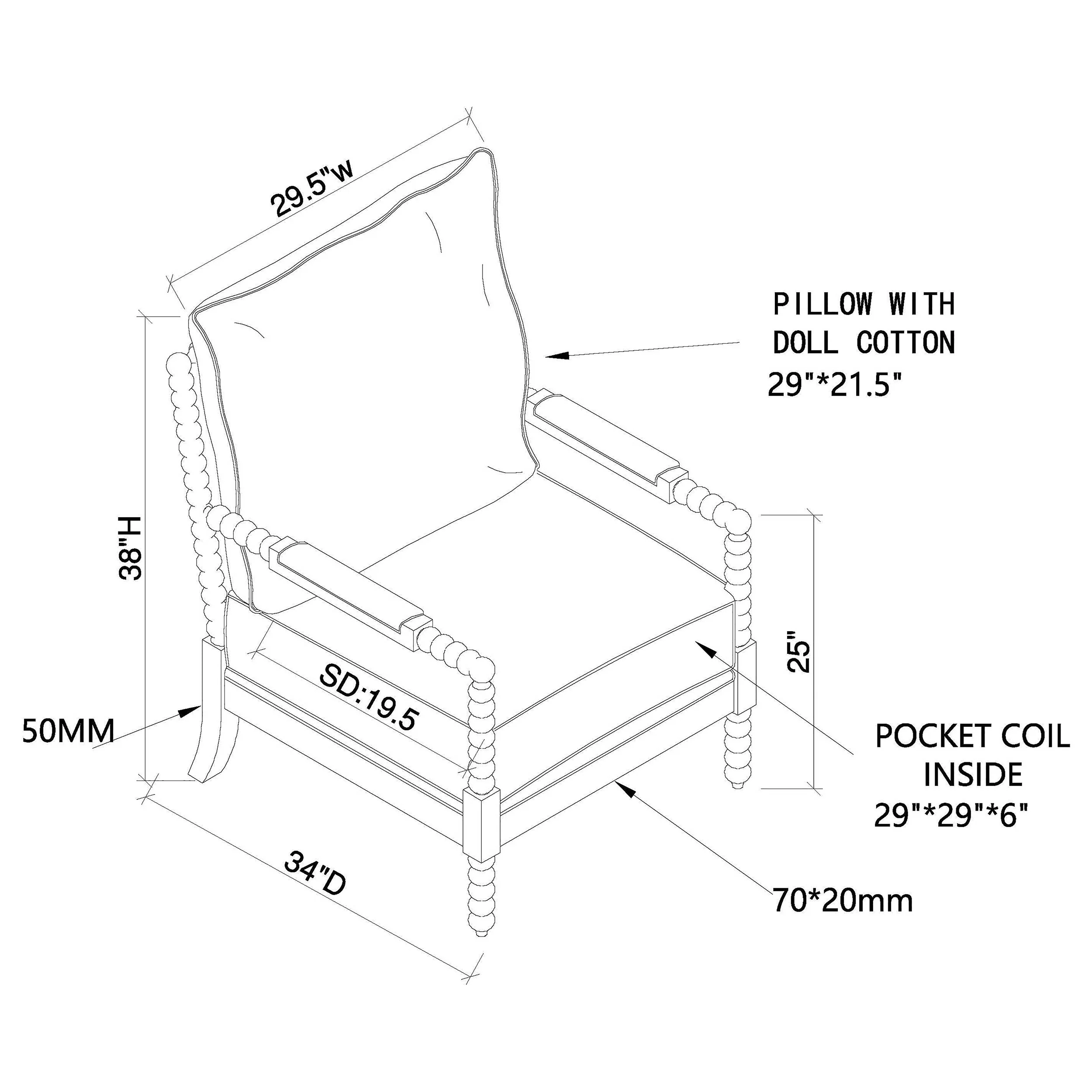 Blanchett Accent Chair - Image 10