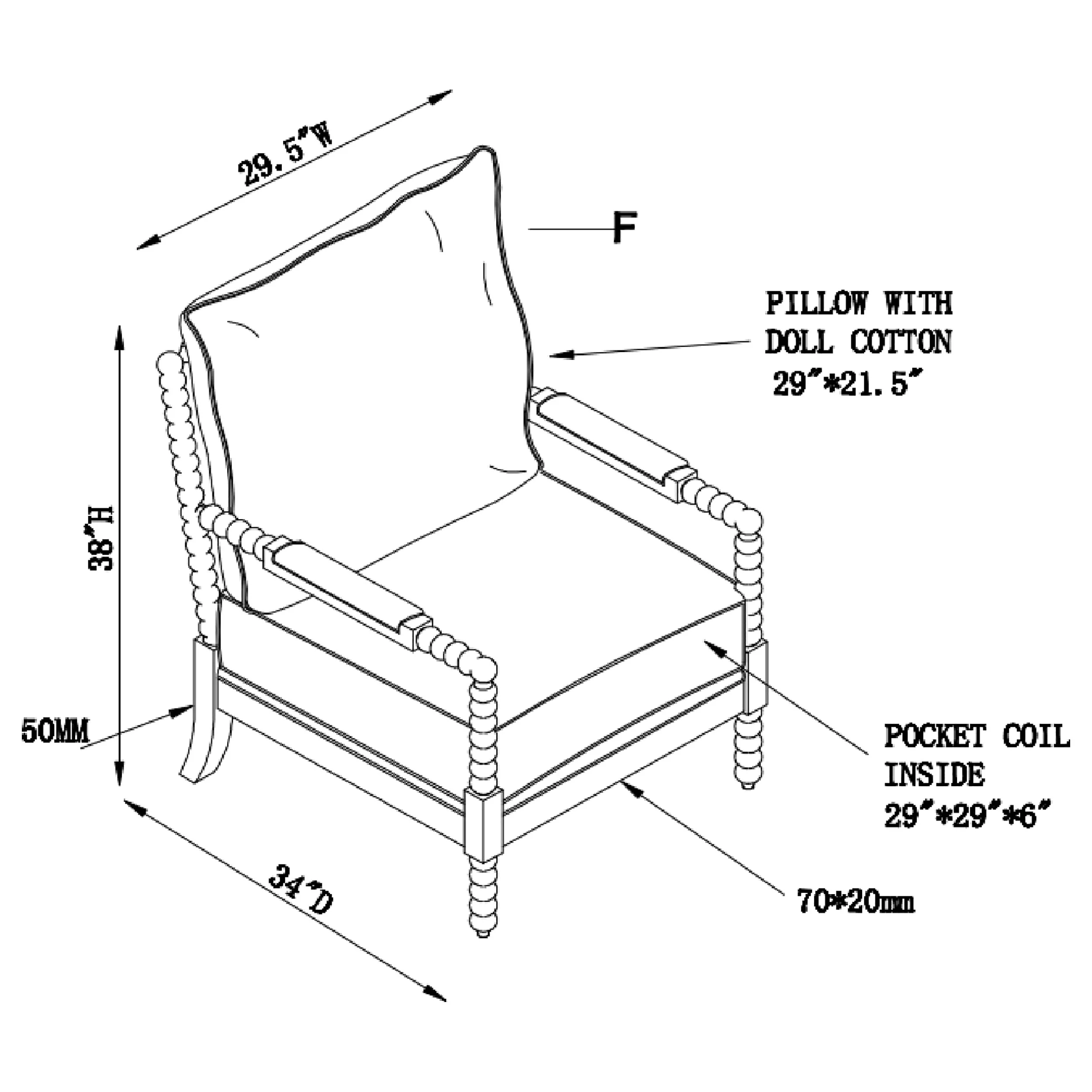 Blanchett Accent Chair - Image 23
