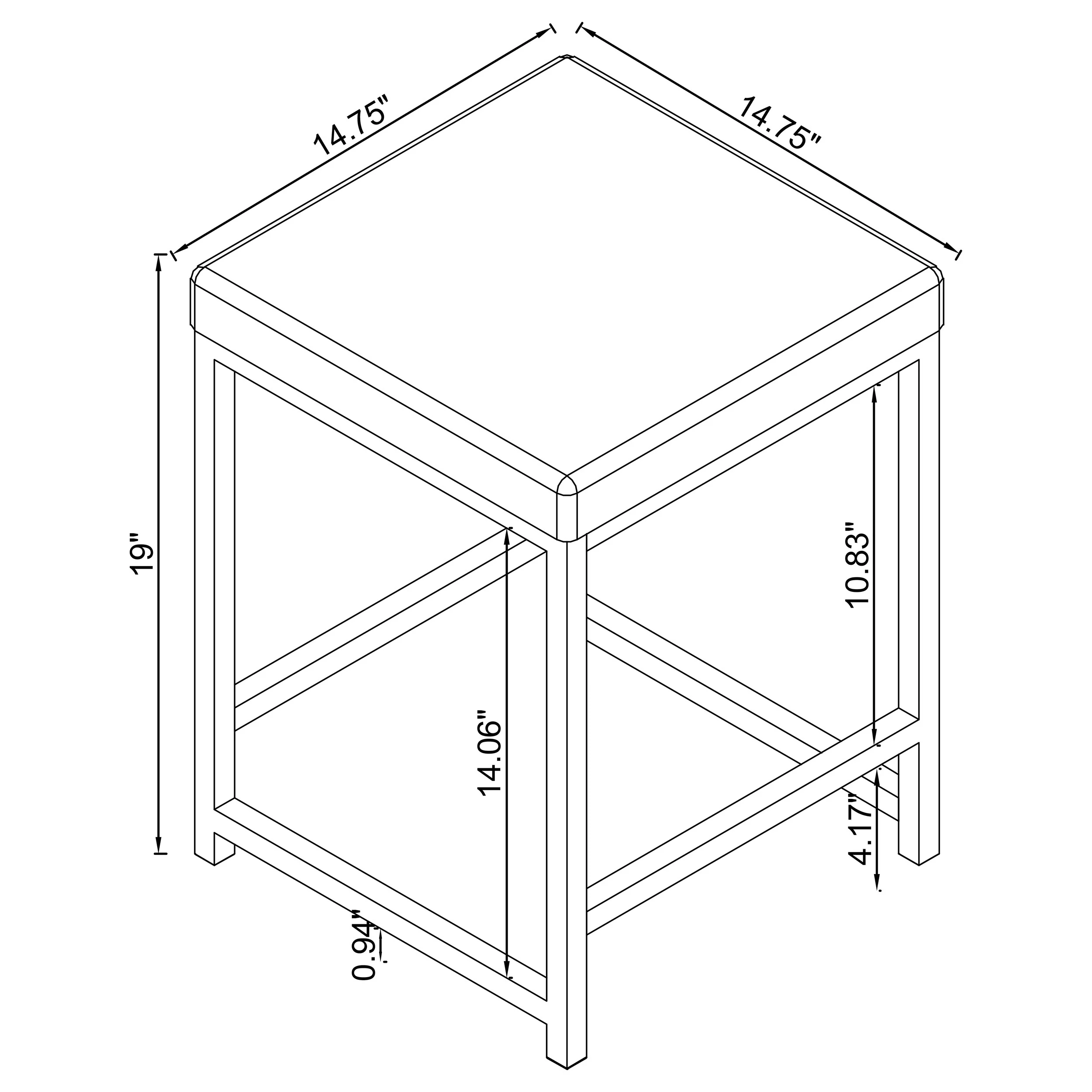 Umbridge Makeup Vanity Stool - Image 3