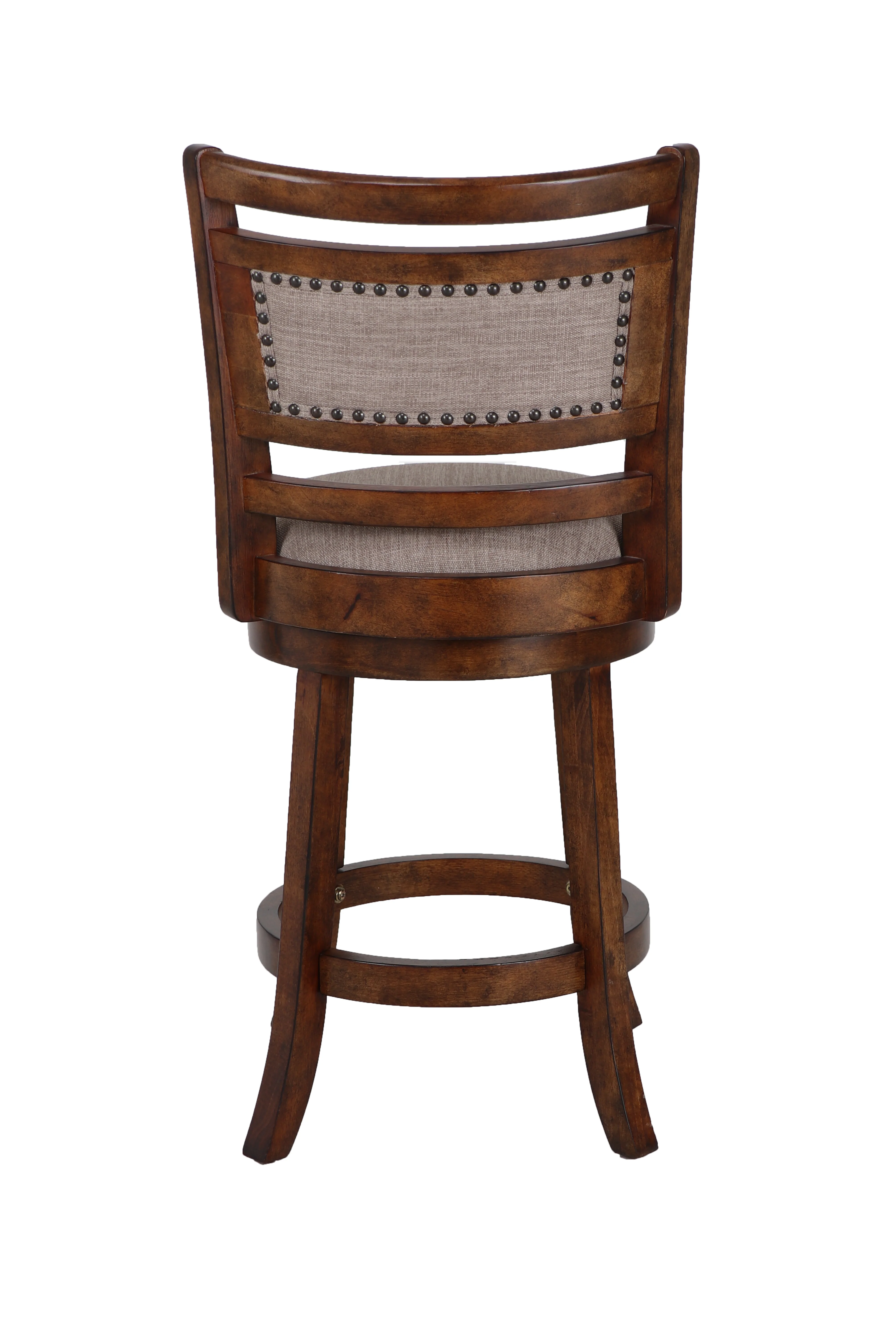 Aberdeen 24" Counter Stool W/Fabric Cushions-Brown - Image 3