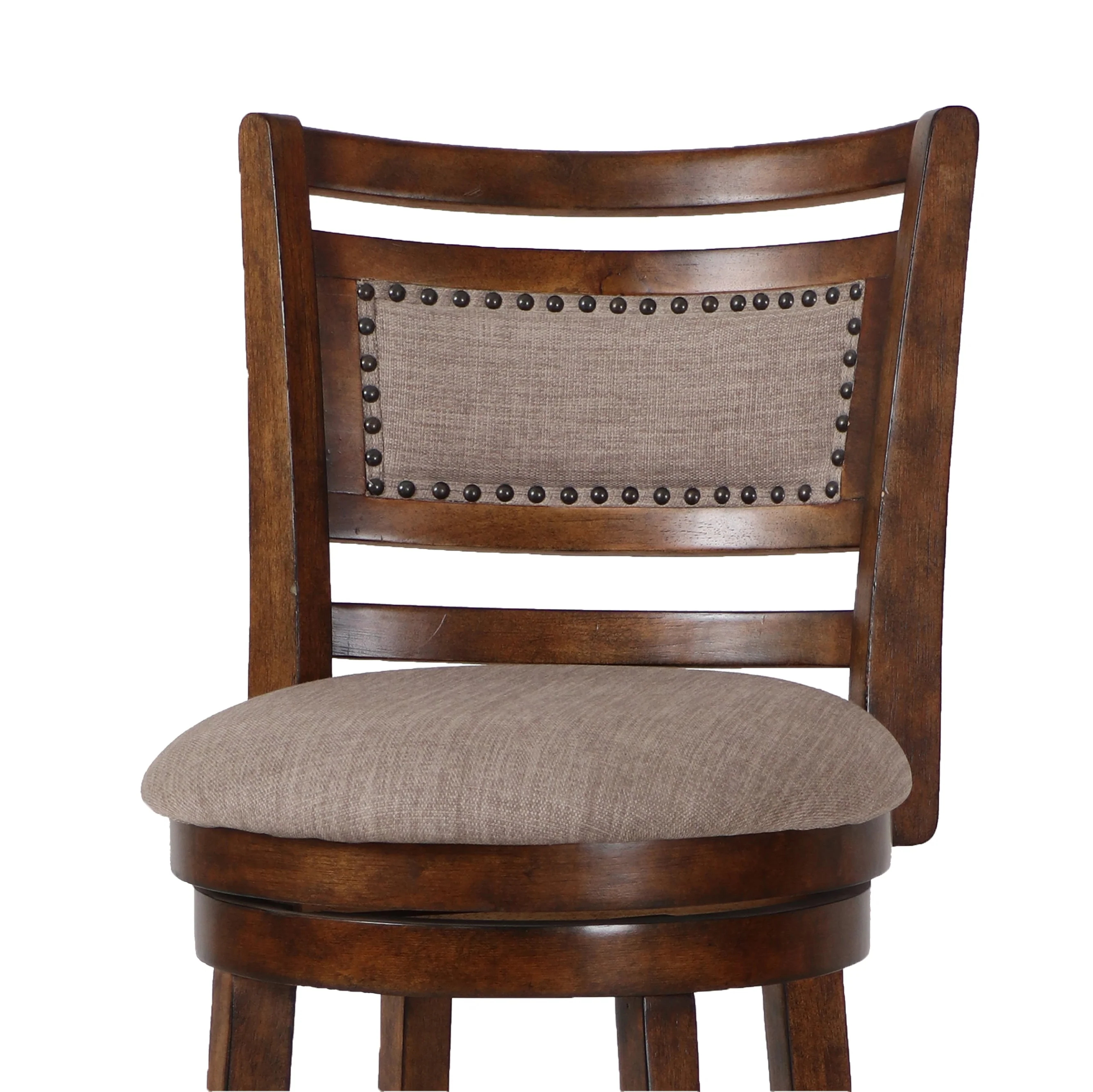 Aberdeen 29" Bar Stool W/Fabric Cushions-Brown - Image 4