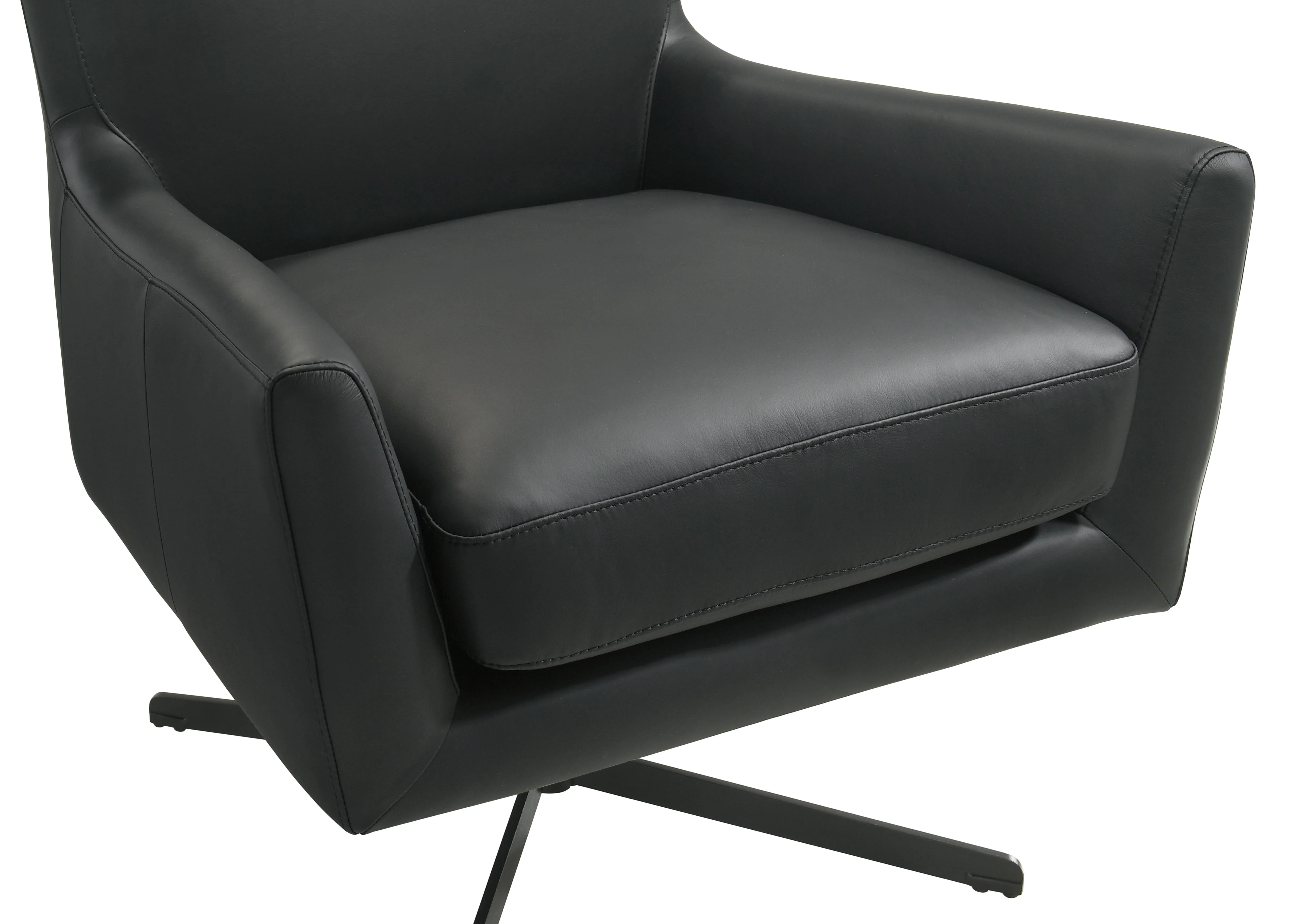 ACADIA SWIVEL CHAIR BODY-BLACK - Image 4