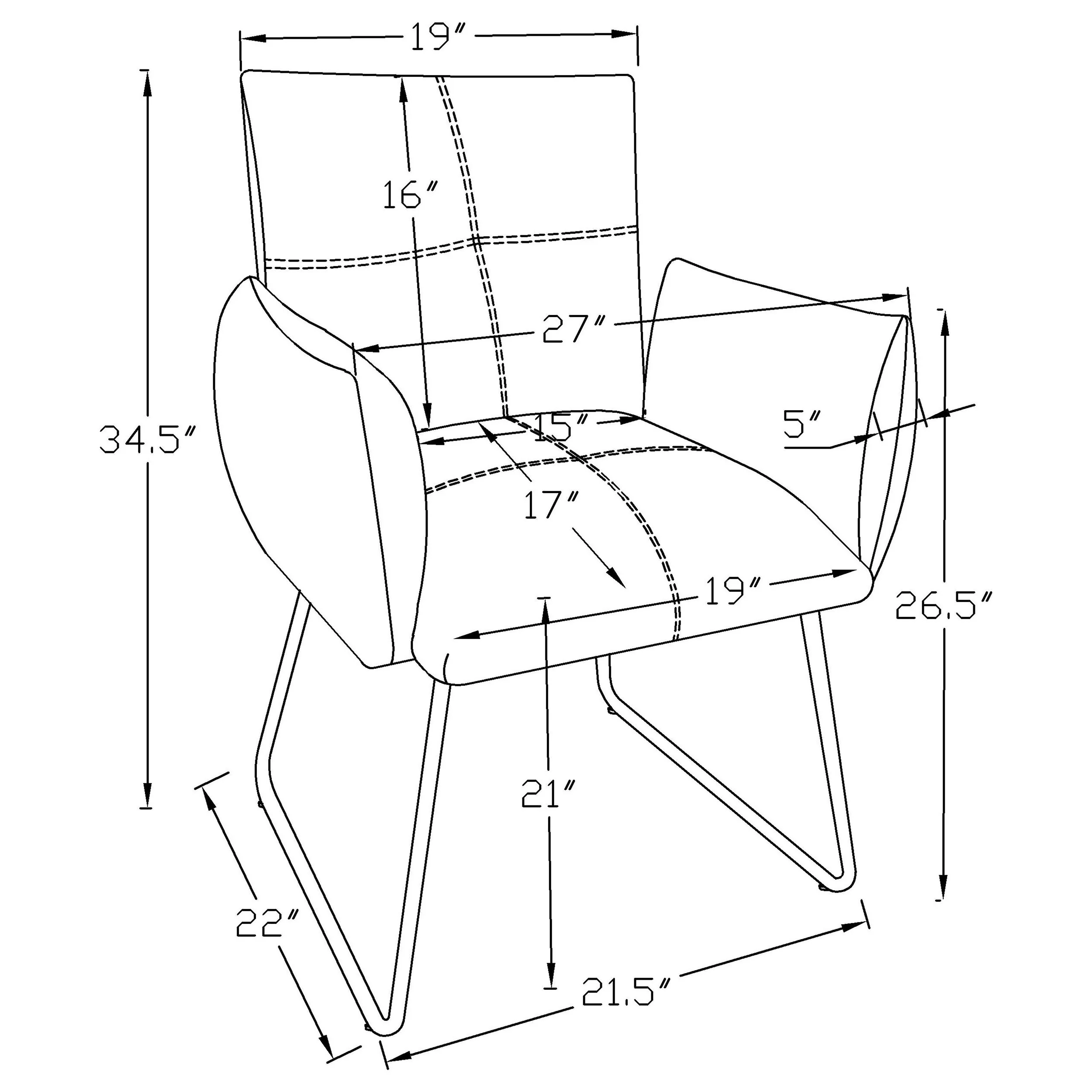 Ackland Dining Arm Chair - Image 11