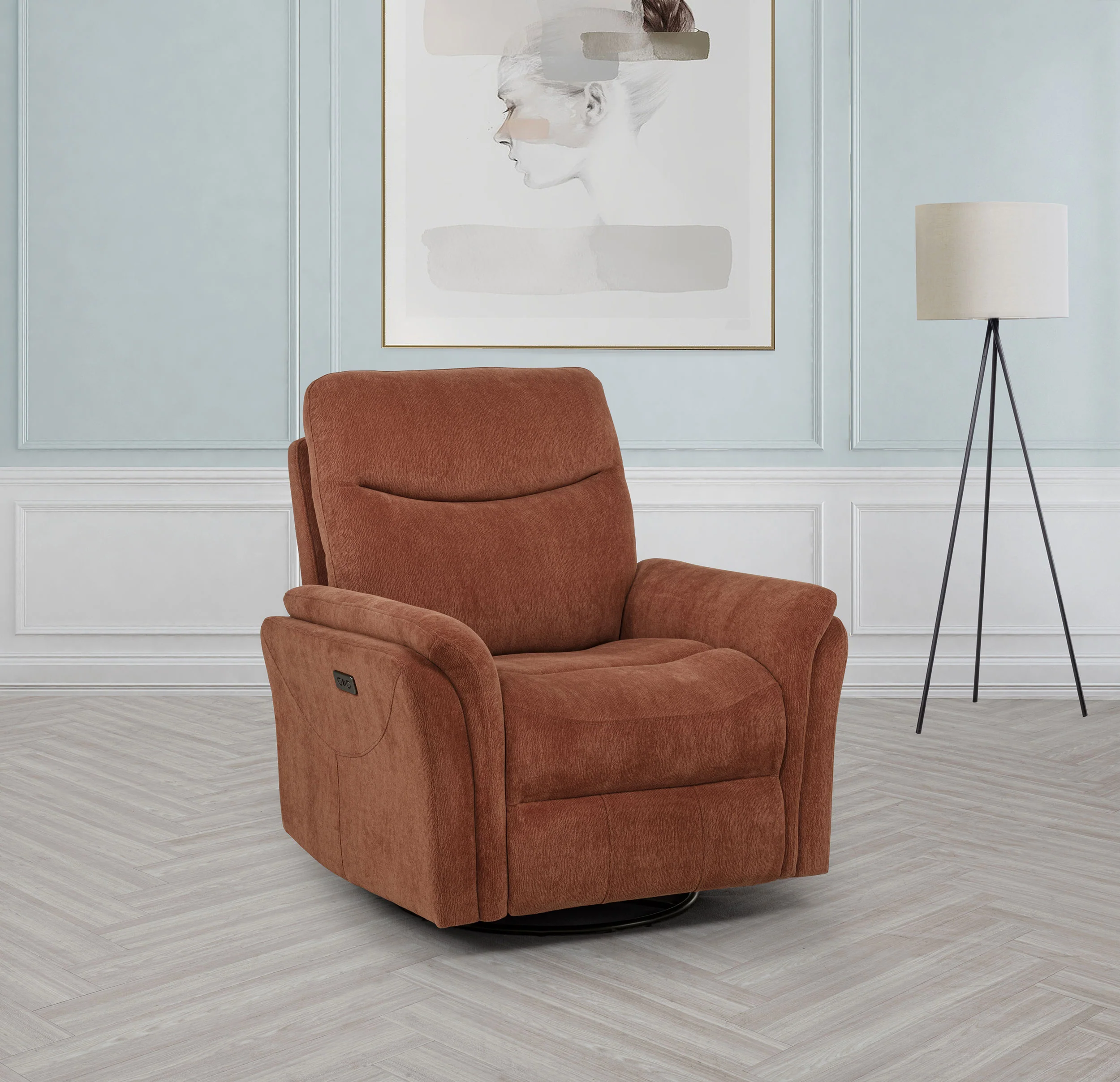 Adler Power Swivel Glider Recliner - Image 13