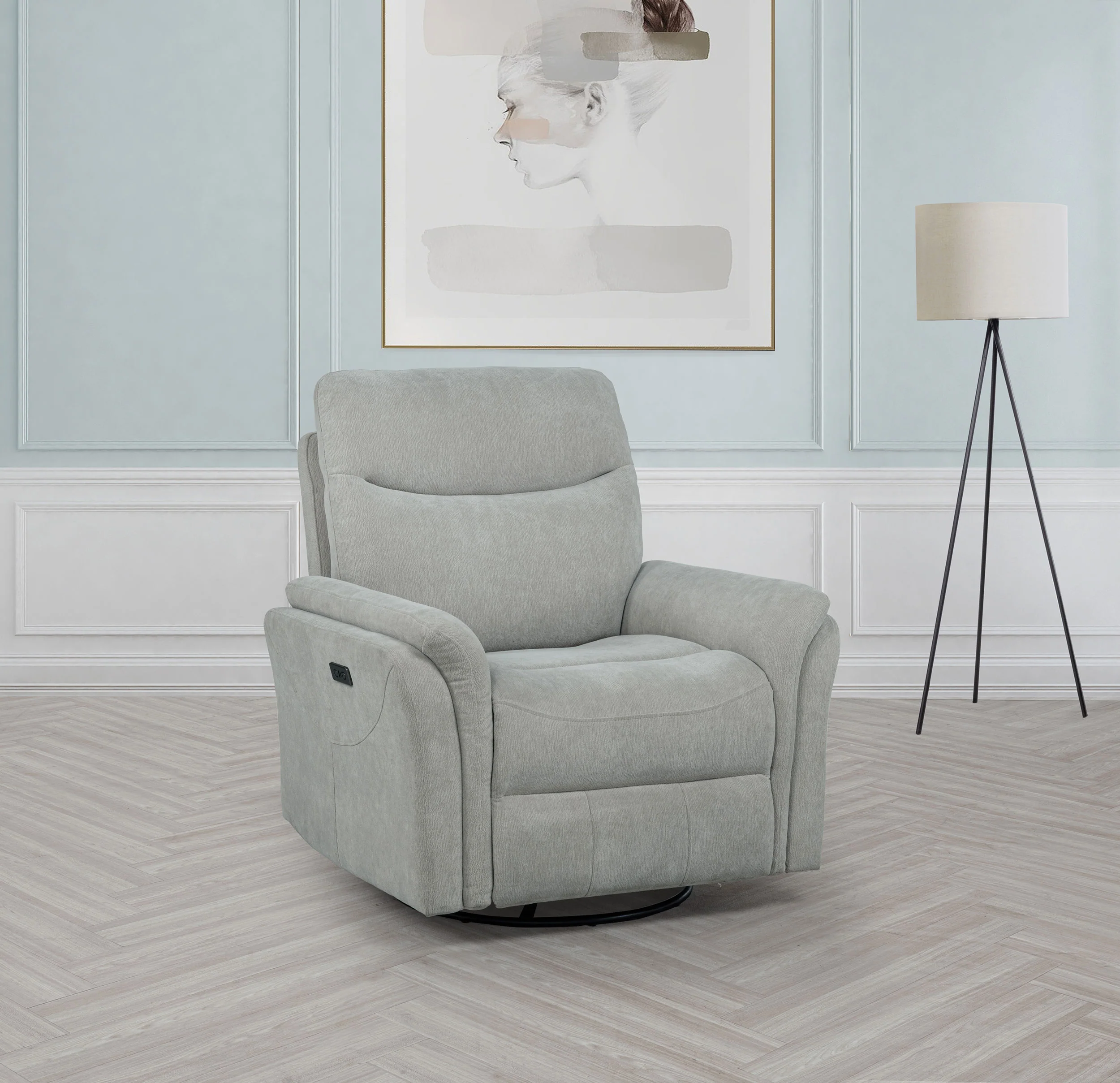 Adler Power Swivel Glider Recliner - Image 2