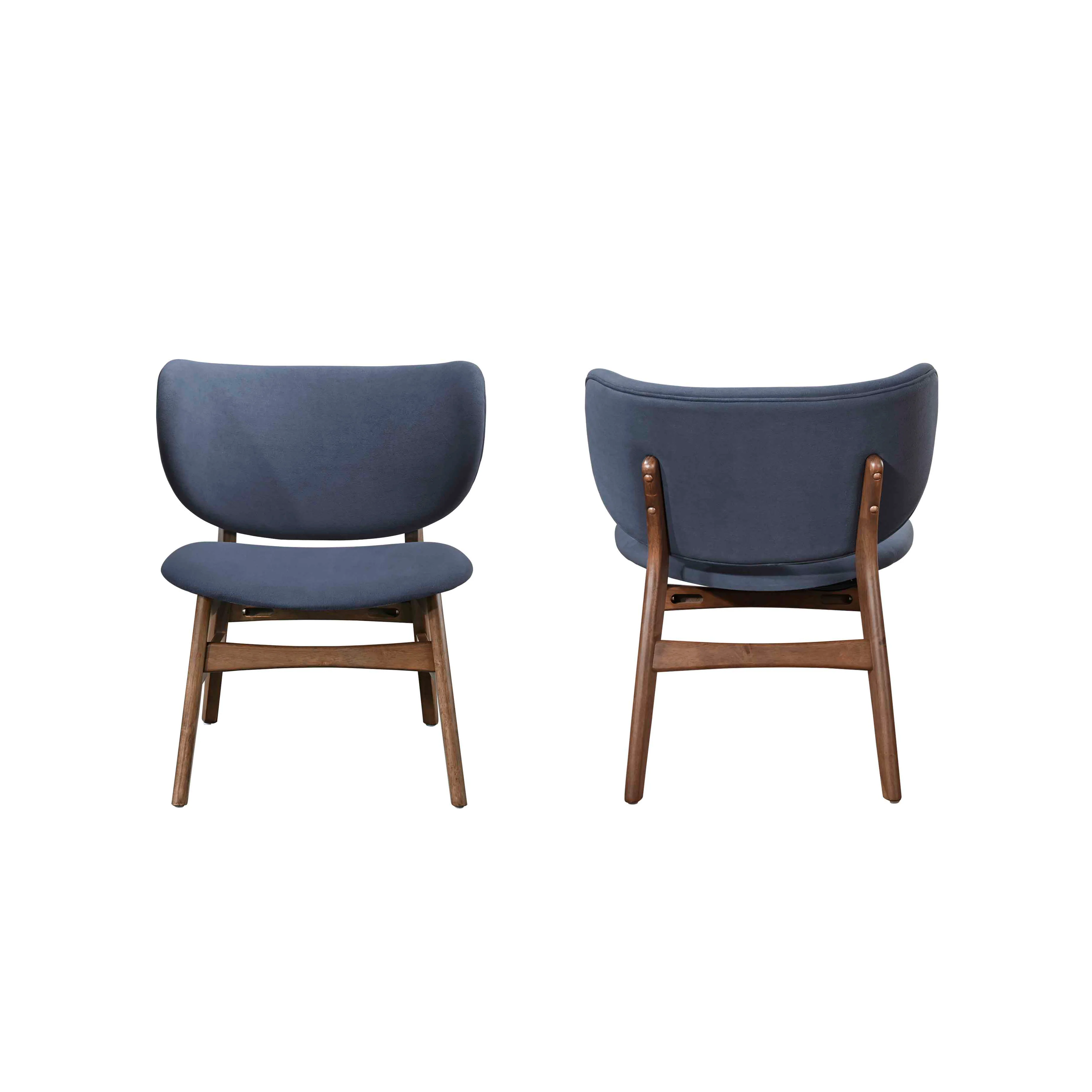 Adler Upholstered Lounge Chair-Blue - Image 6