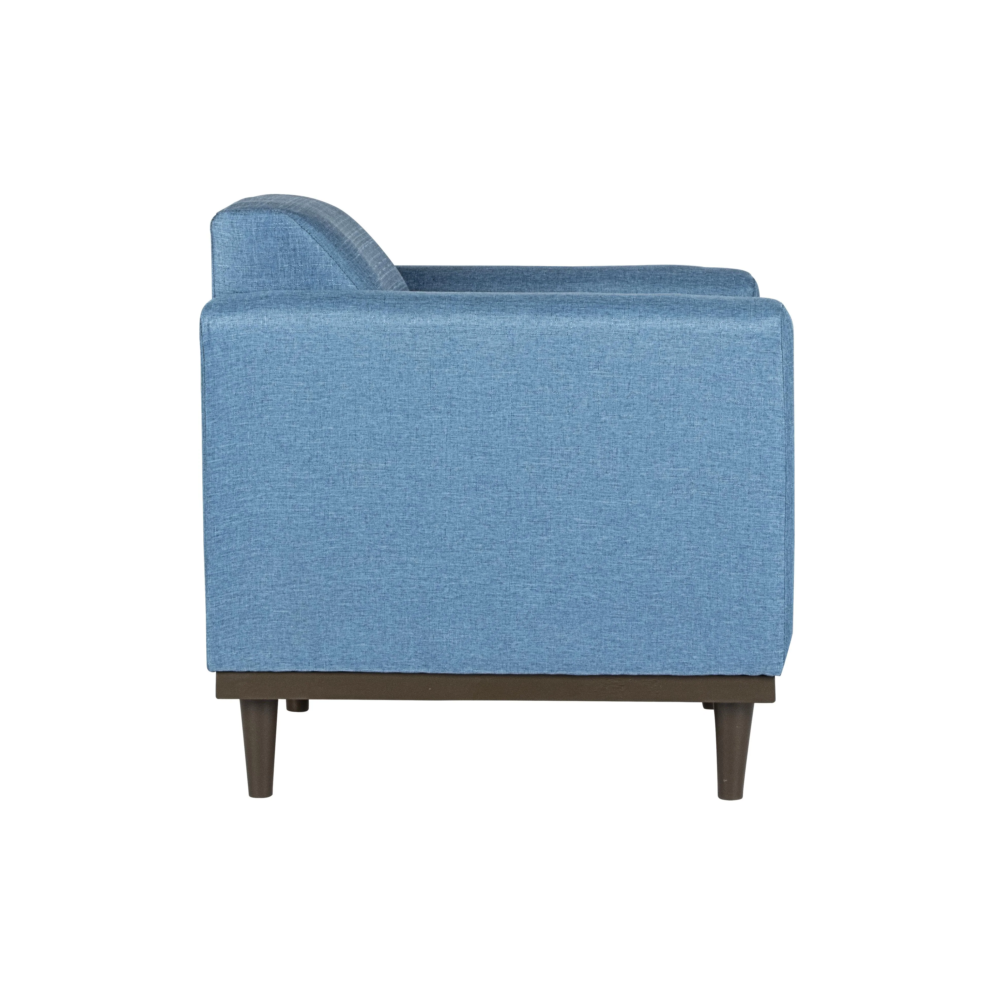 AIDEN CHAIR W/1 THROW PILLOW-BLUE - Image 6