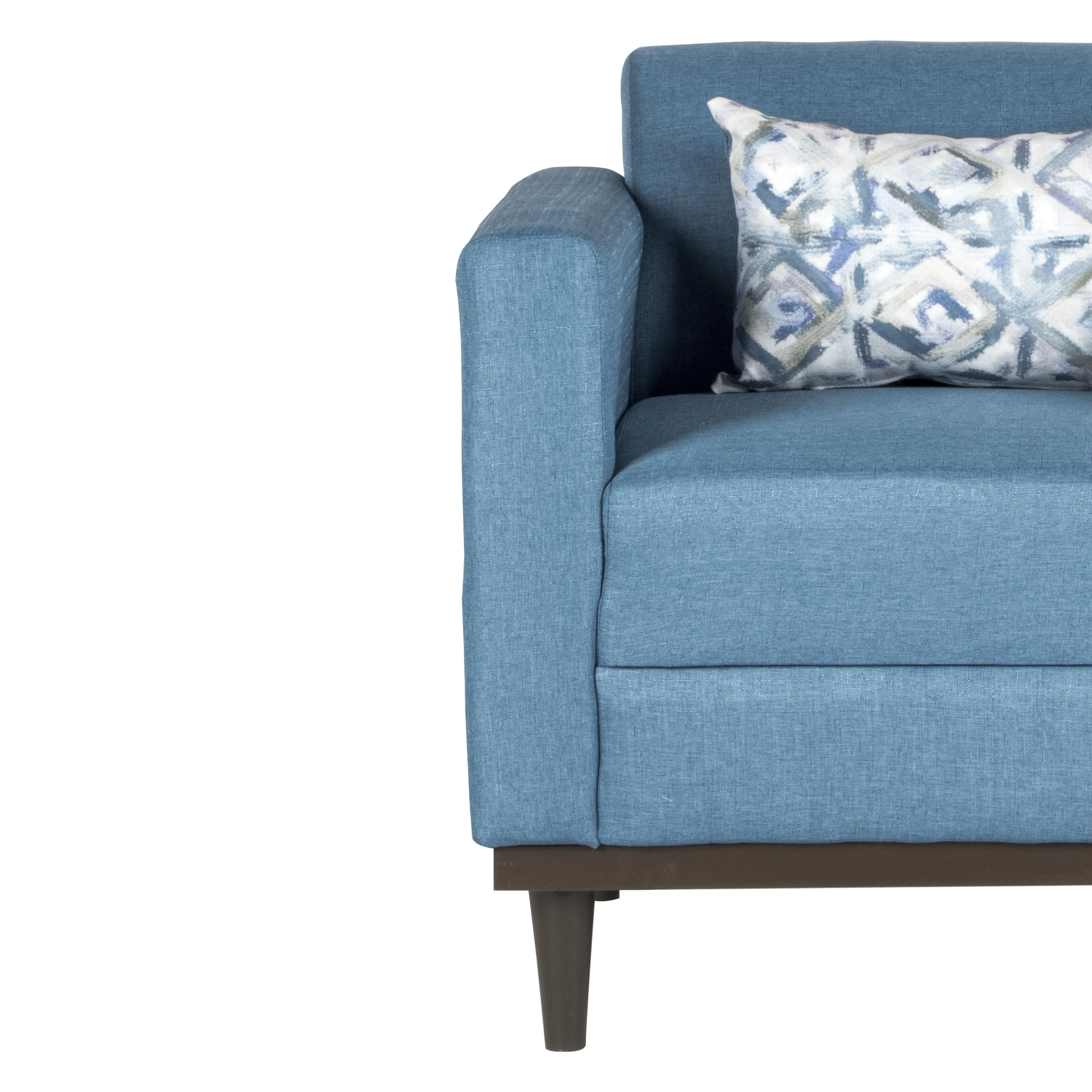AIDEN CHAIR W/1 THROW PILLOW-BLUE - Image 8