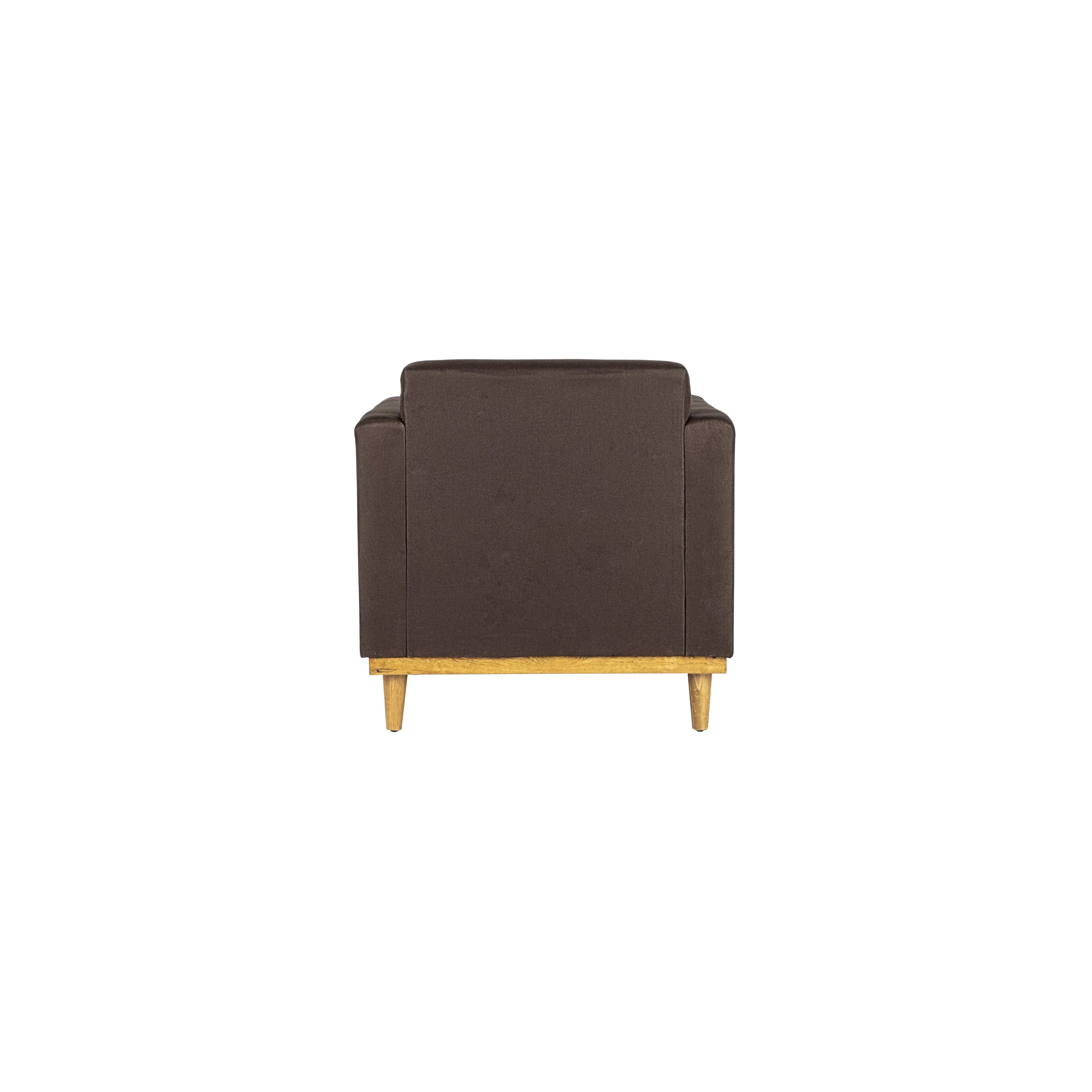 AIDEN CHAIR W/1 THROW PILLOW-CHOCOLATE - Image 6