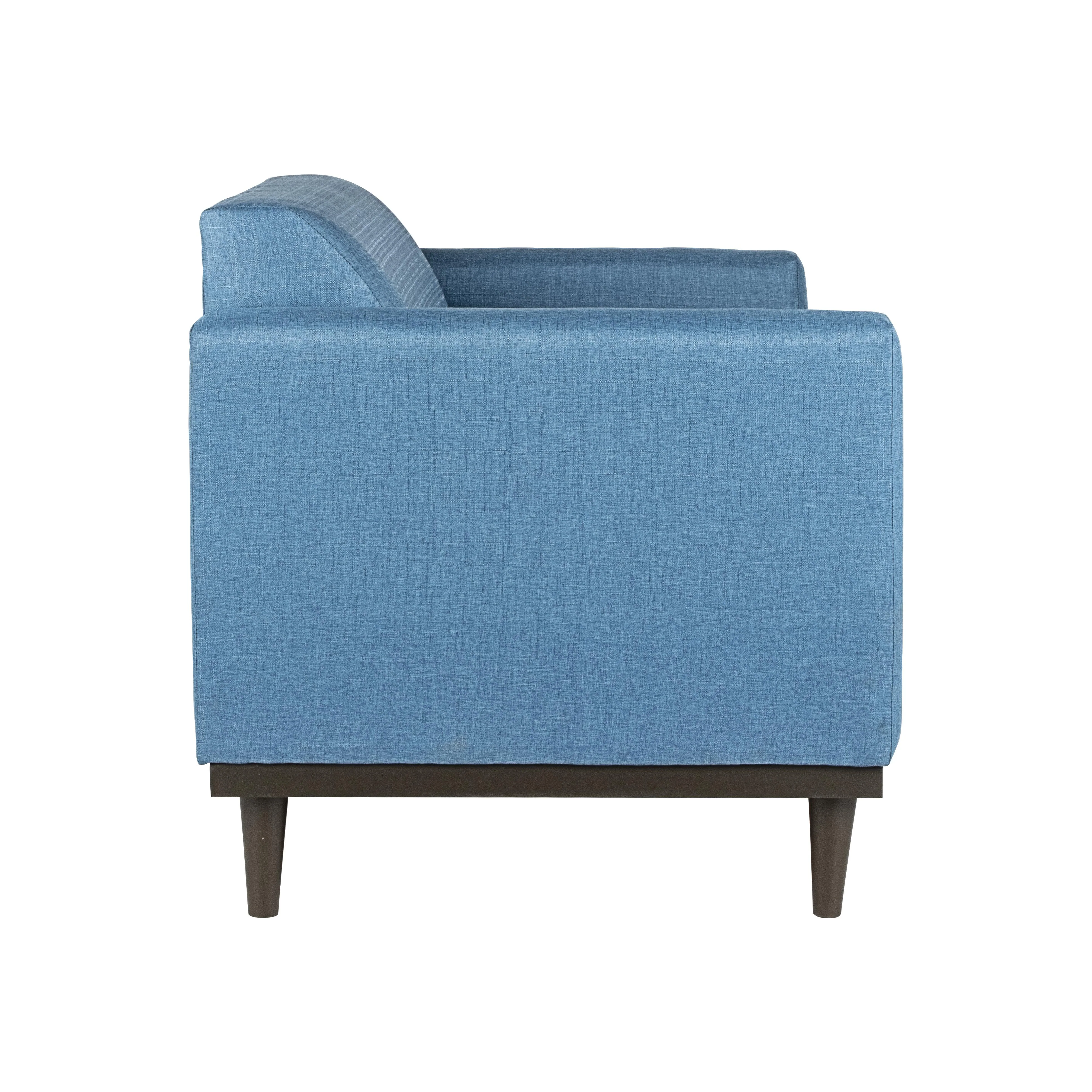 AIDEN LOVESEAT W/2 THROW PILLOWS-BLUE - Image 6