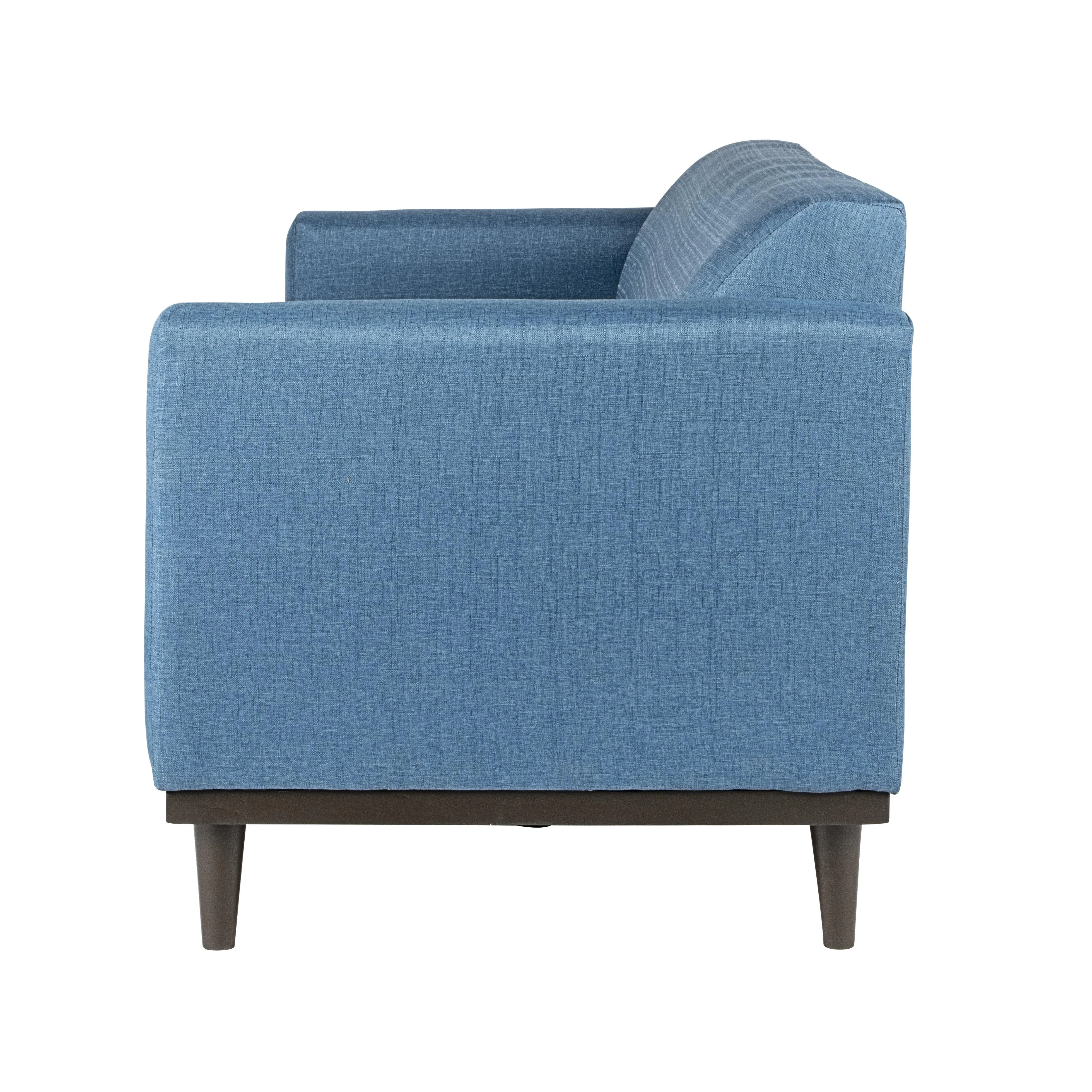 AIDEN SOFA W/3 THROW PILLOWS-BLUE - Image 7