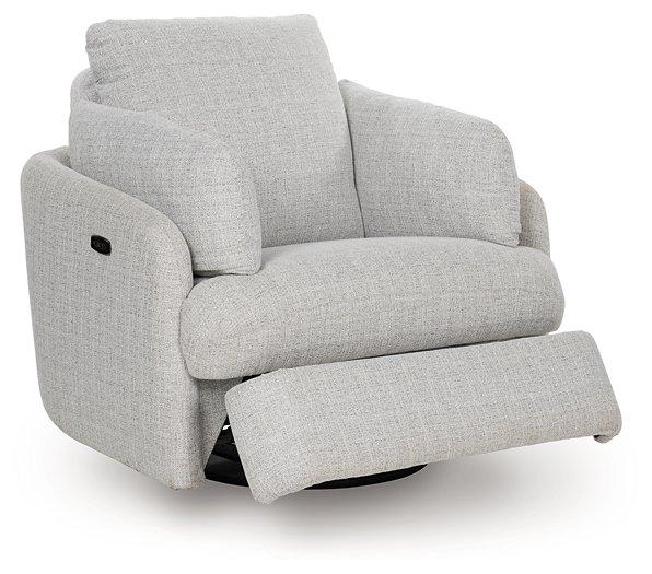 Alainmont Next-Gen Nuvella Swivel Power Recliner - Image 4