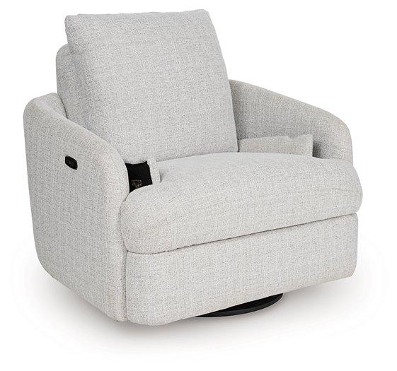 Alainmont Next-Gen Nuvella Swivel Power Recliner - Image 5