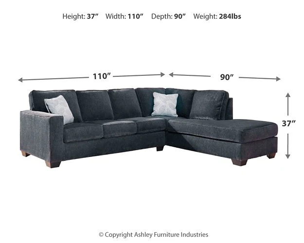 Altari Sleeper Sectional with Chaise - Image 4