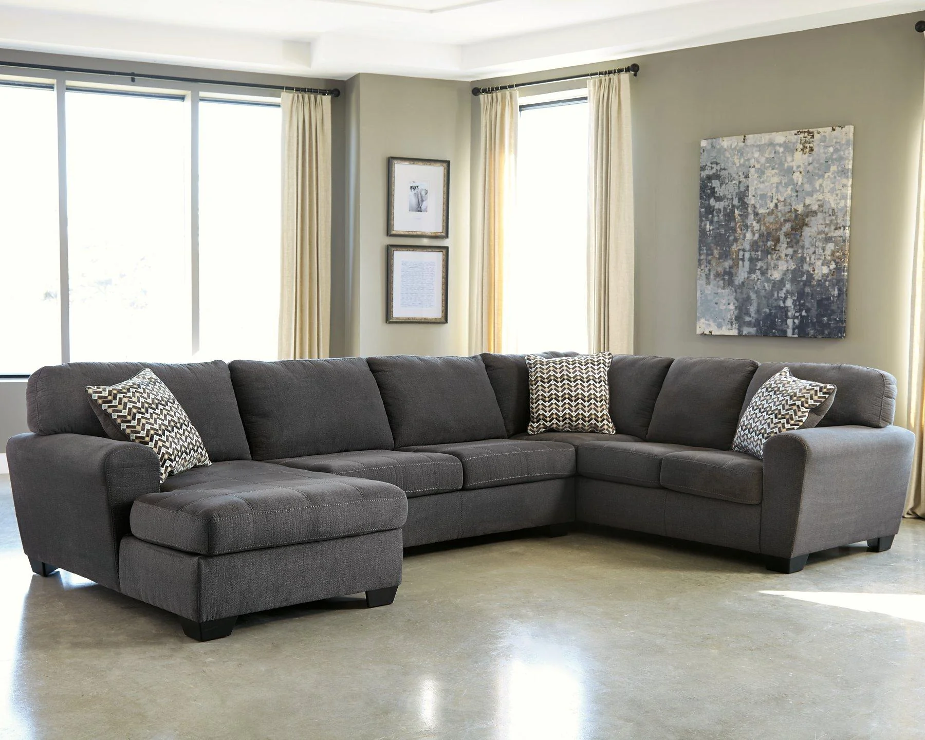 Ambee 3-Piece Sectional with Chaise - Image 11