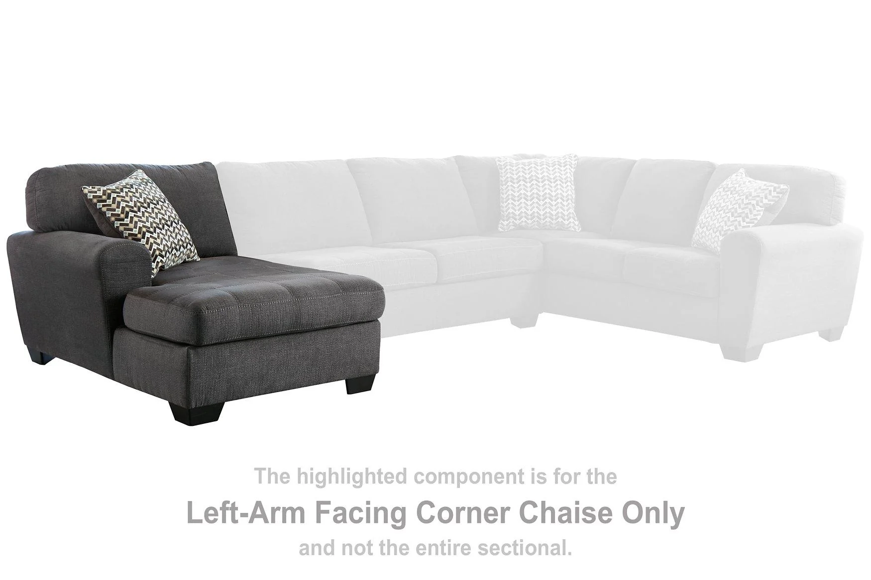 Ambee 3-Piece Sectional with Chaise - Image 6