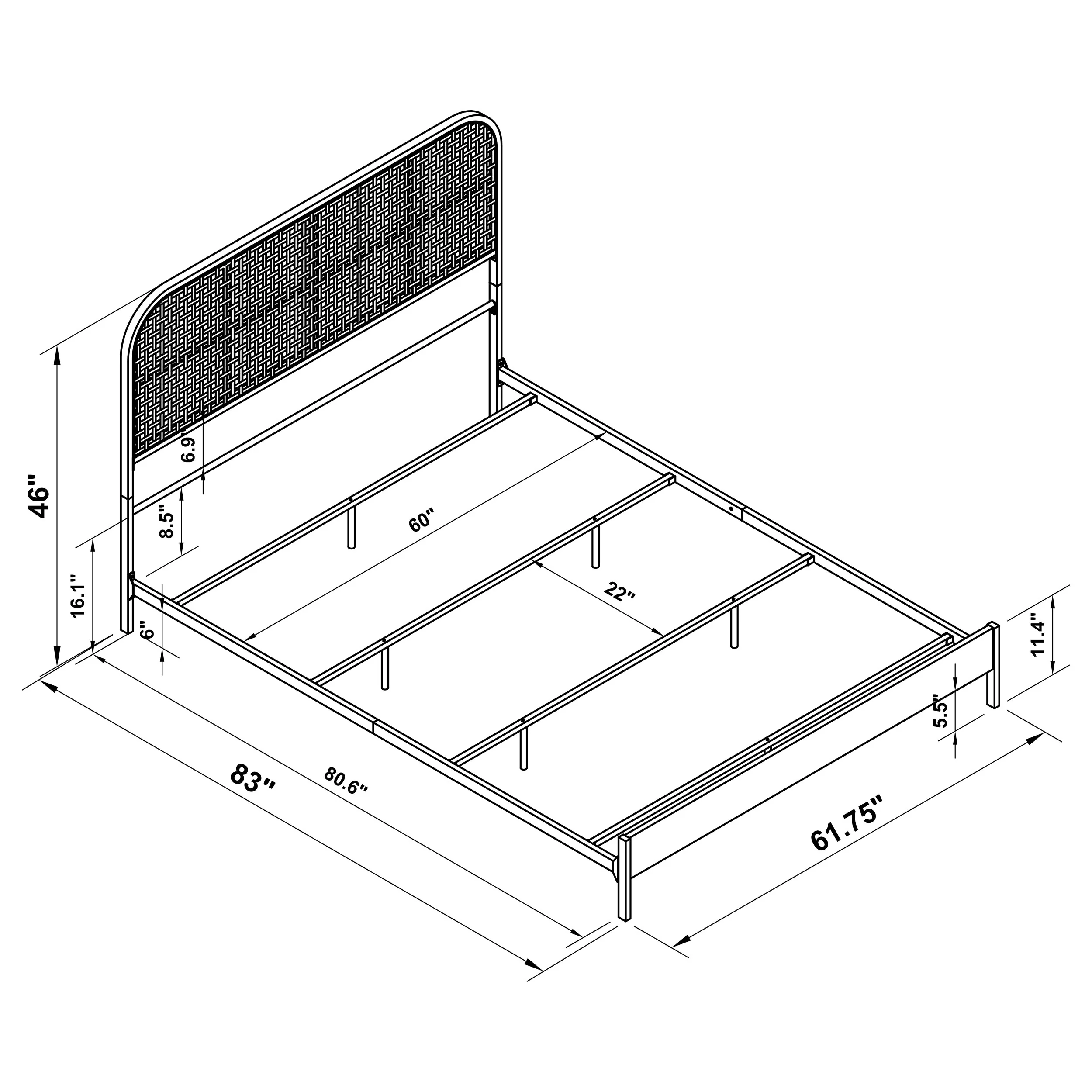 Amherst Panel Bed - Image 11