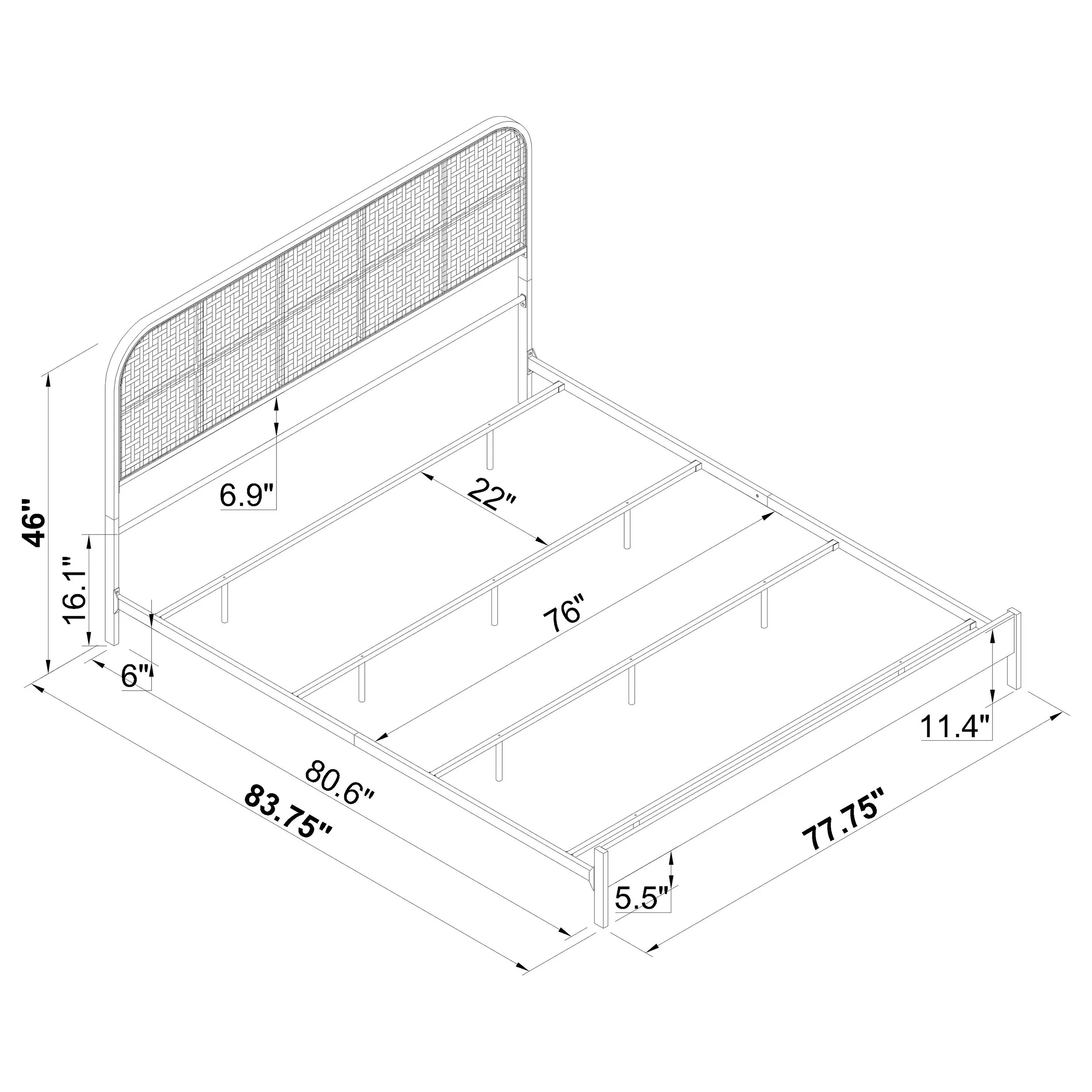 Amherst Panel Bed - Image 22