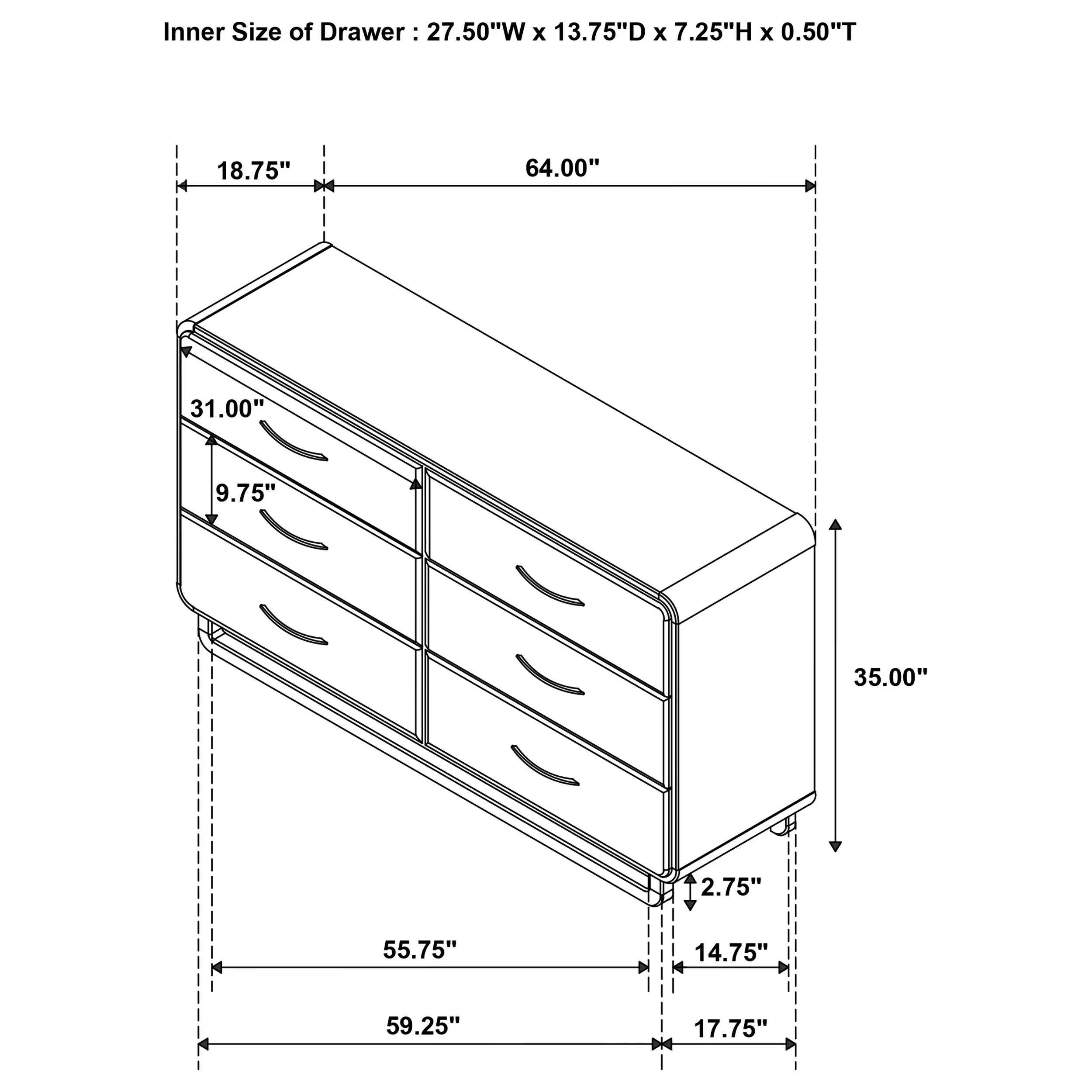Amsbury Dresser - Image 13
