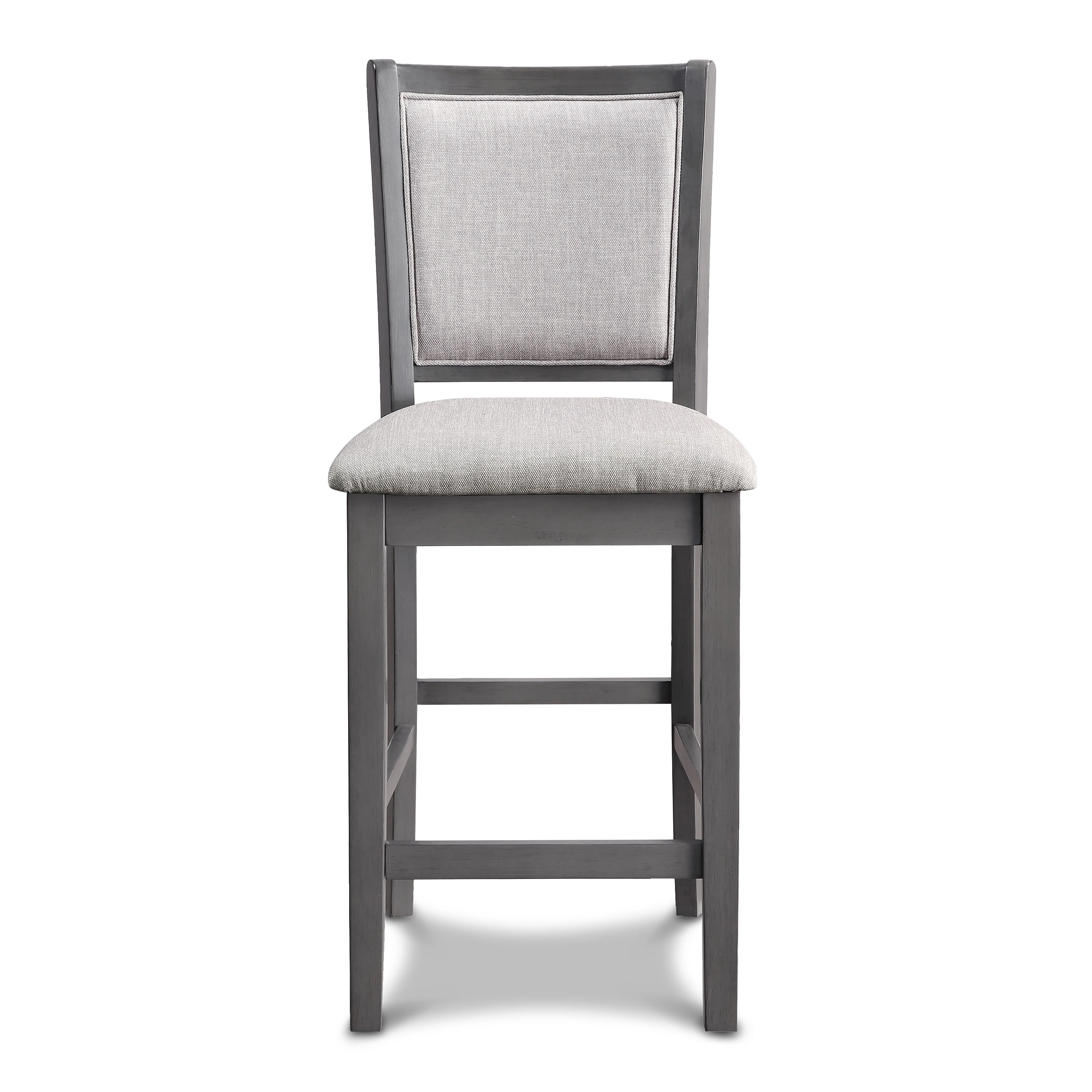 Amy 5 Pc 42" Round Counter Dining Set-Gray - Image 2