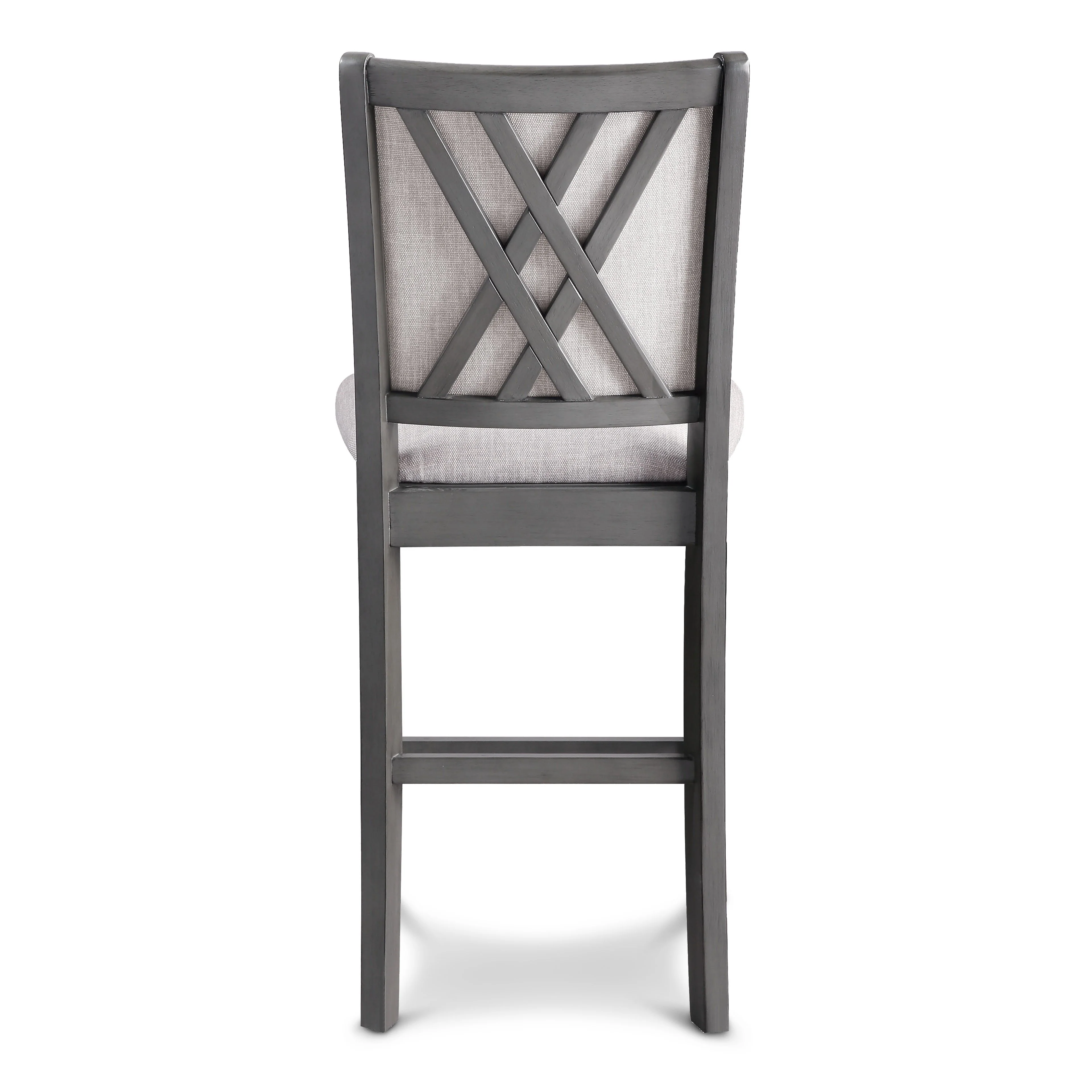 Amy 5 Pc 42" Round Counter Dining Set-Gray - Image 4