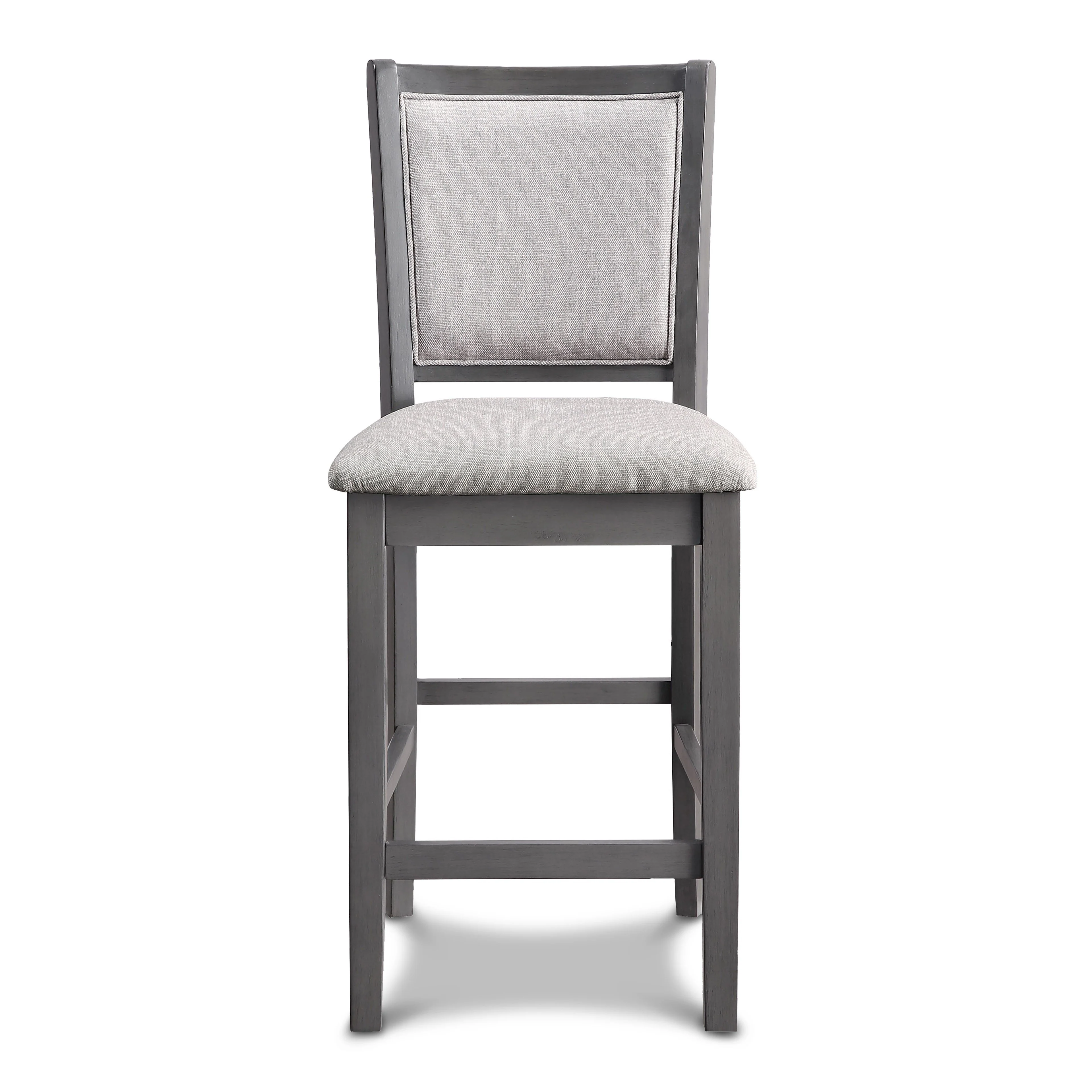 Amy Counter Chair (2/Ctn)-Gray - Image 2
