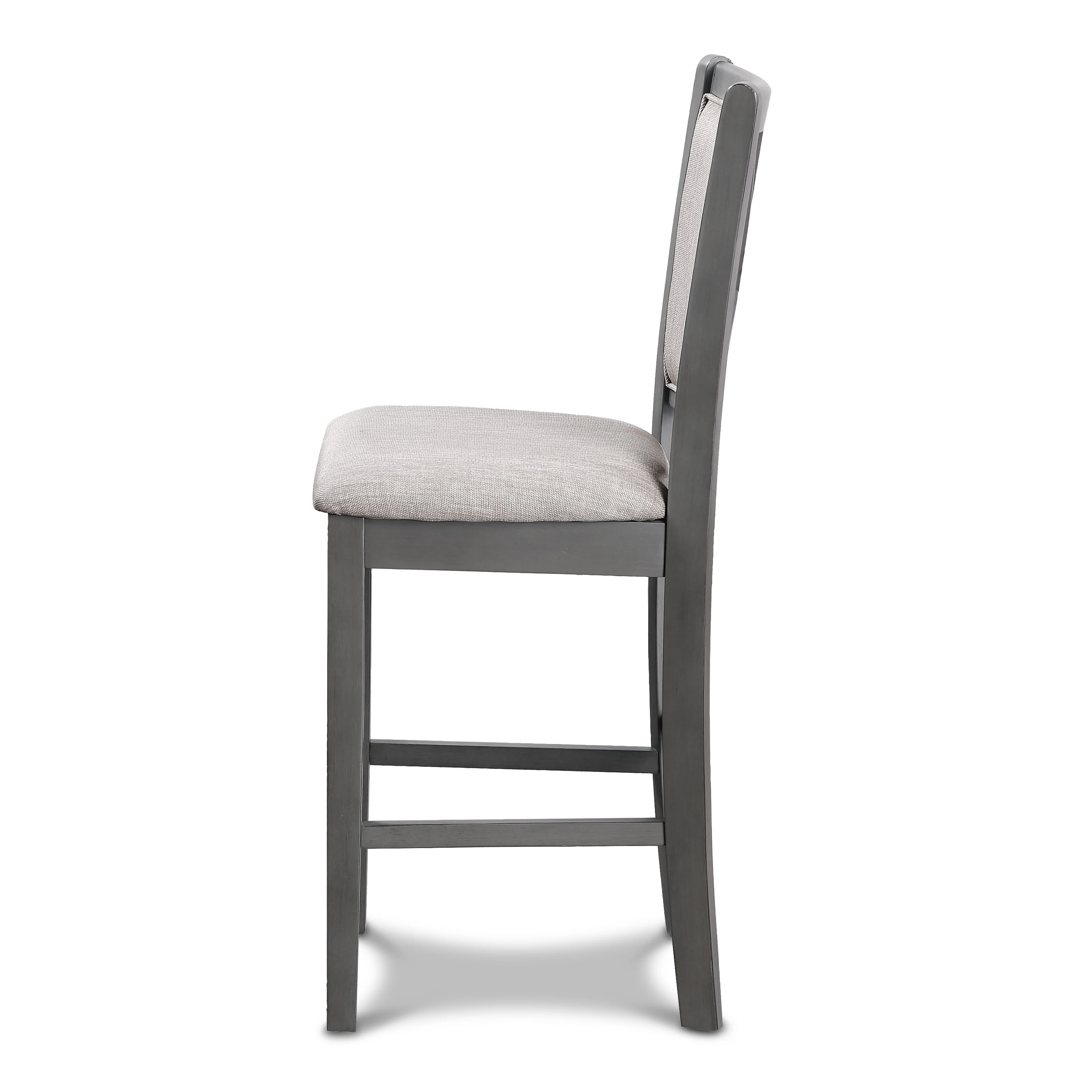 Amy Counter Chair (2/Ctn)-Gray - Image 3