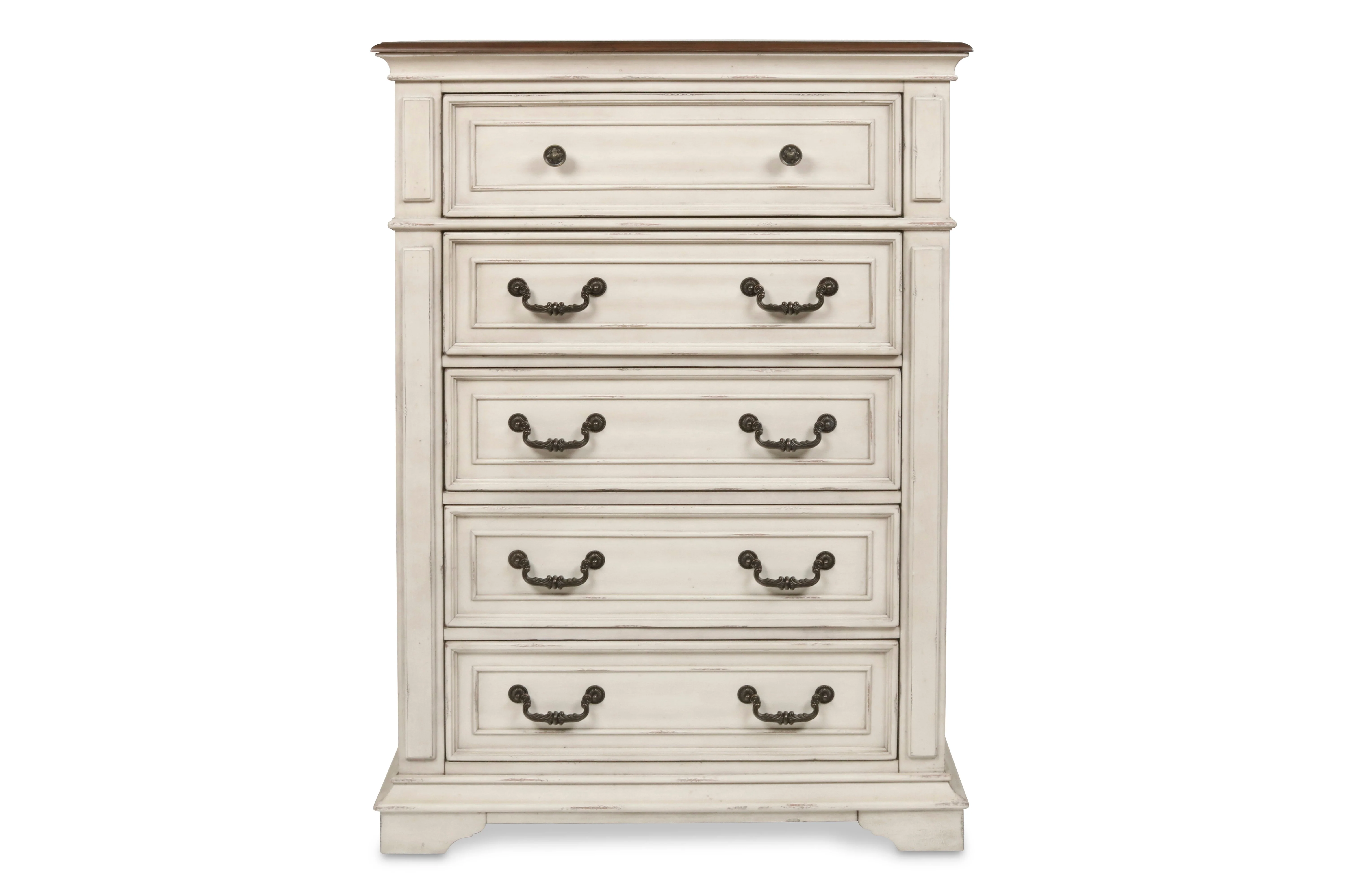 Anastasia Chest - Ant. White - Image 2