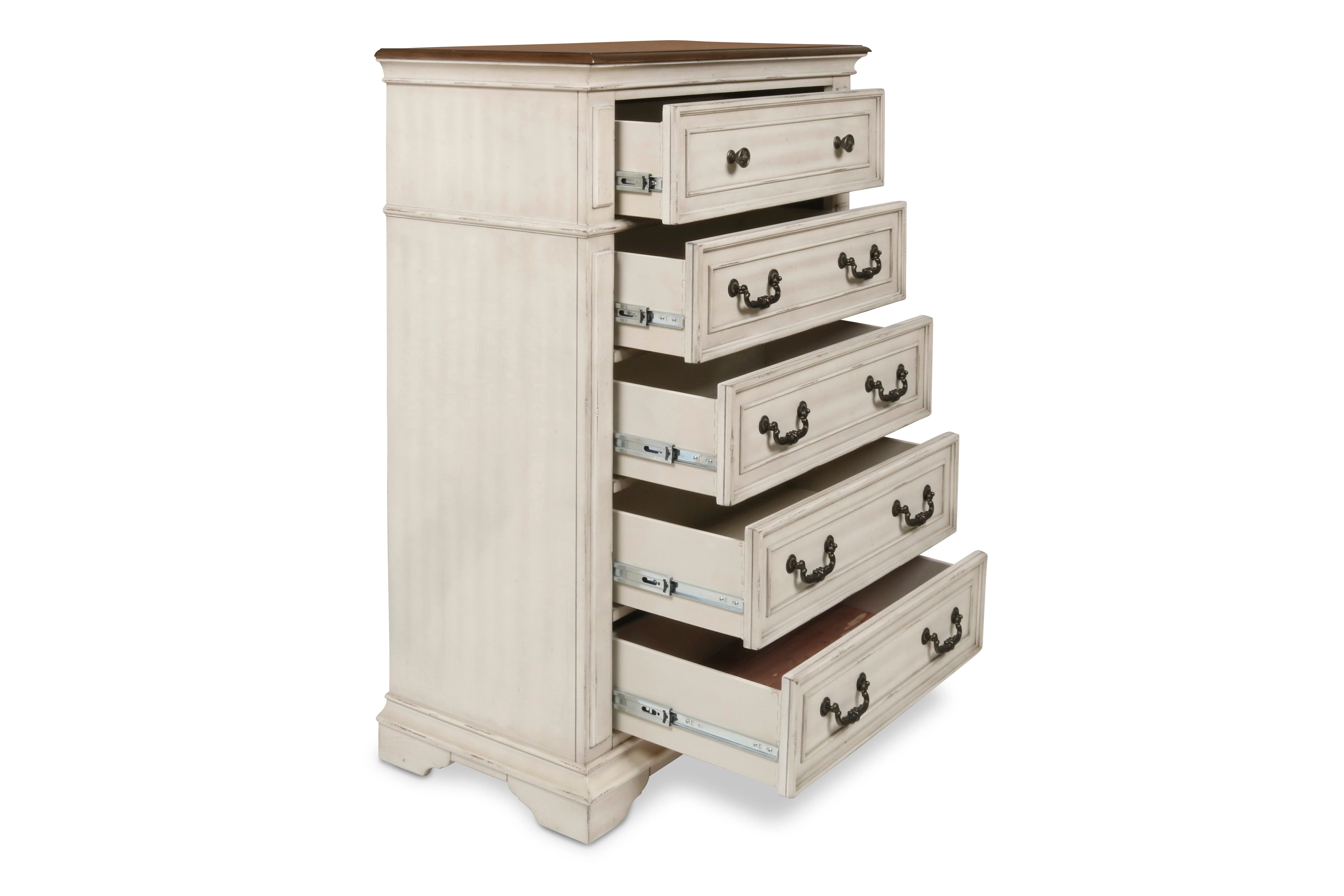 Anastasia Chest - Ant. White - Image 3
