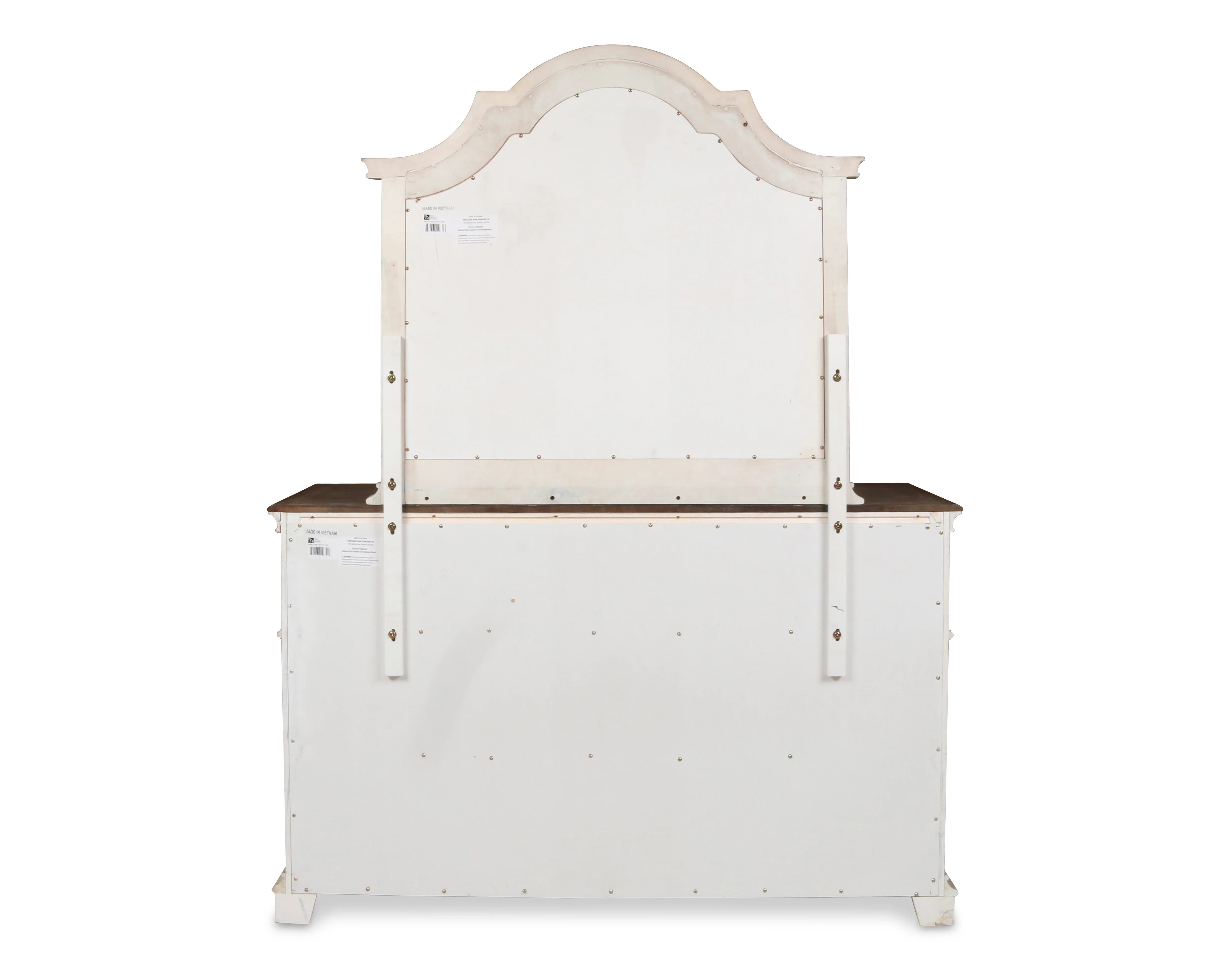 Anastasia Mirror - Ant. White - Image 5