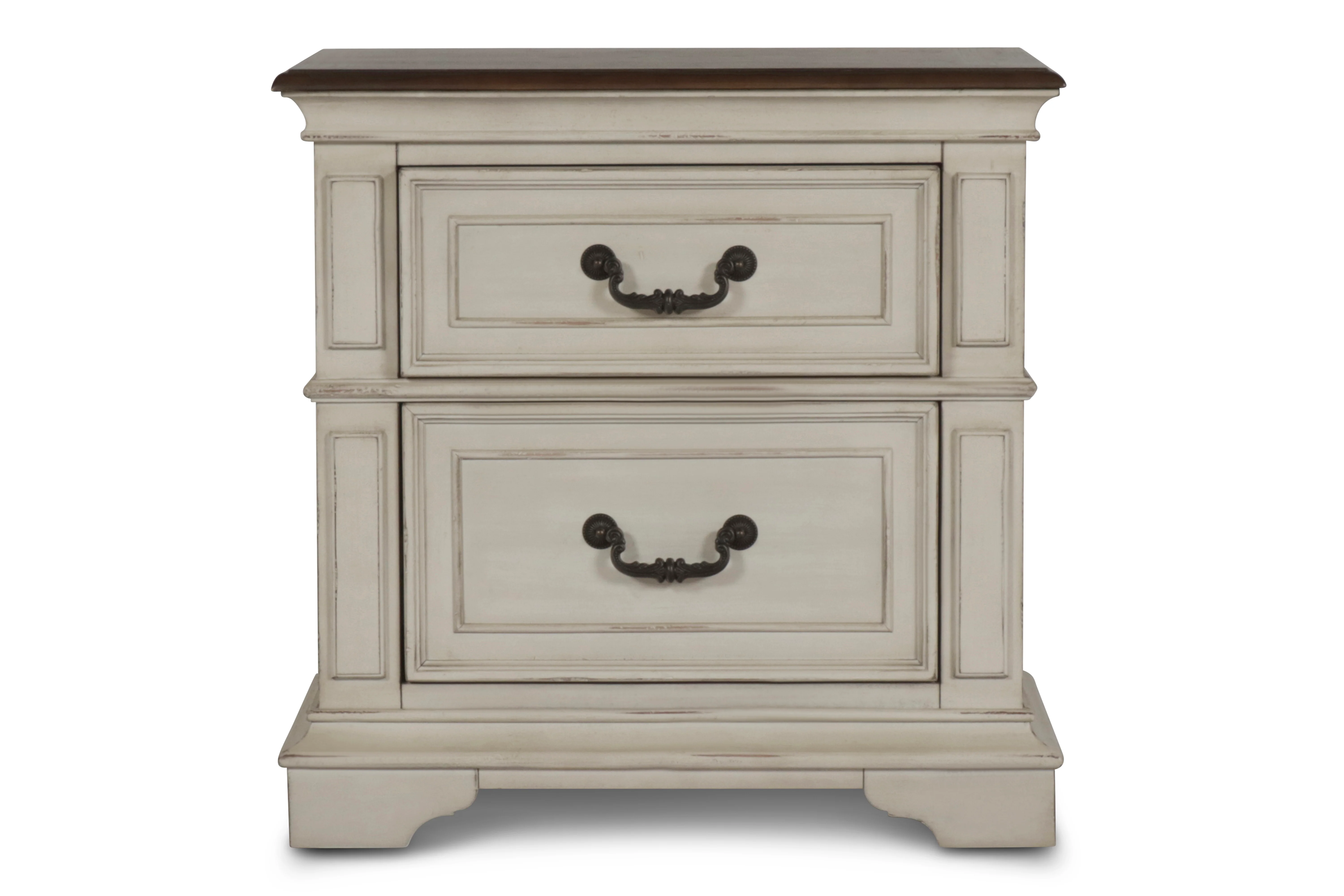Anastasia Nightstand - Ant. White - Image 2