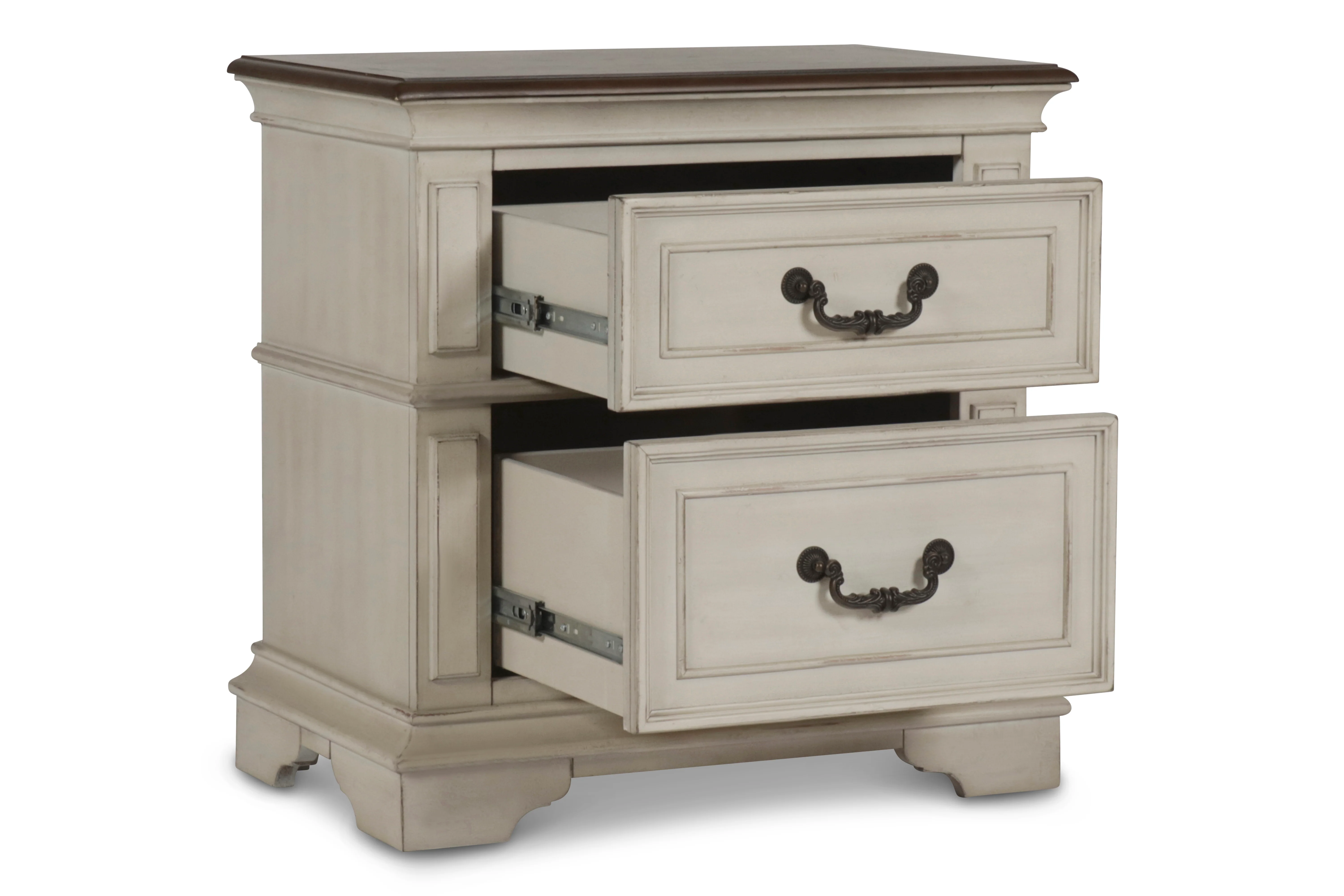 Anastasia Nightstand - Ant. White - Image 3