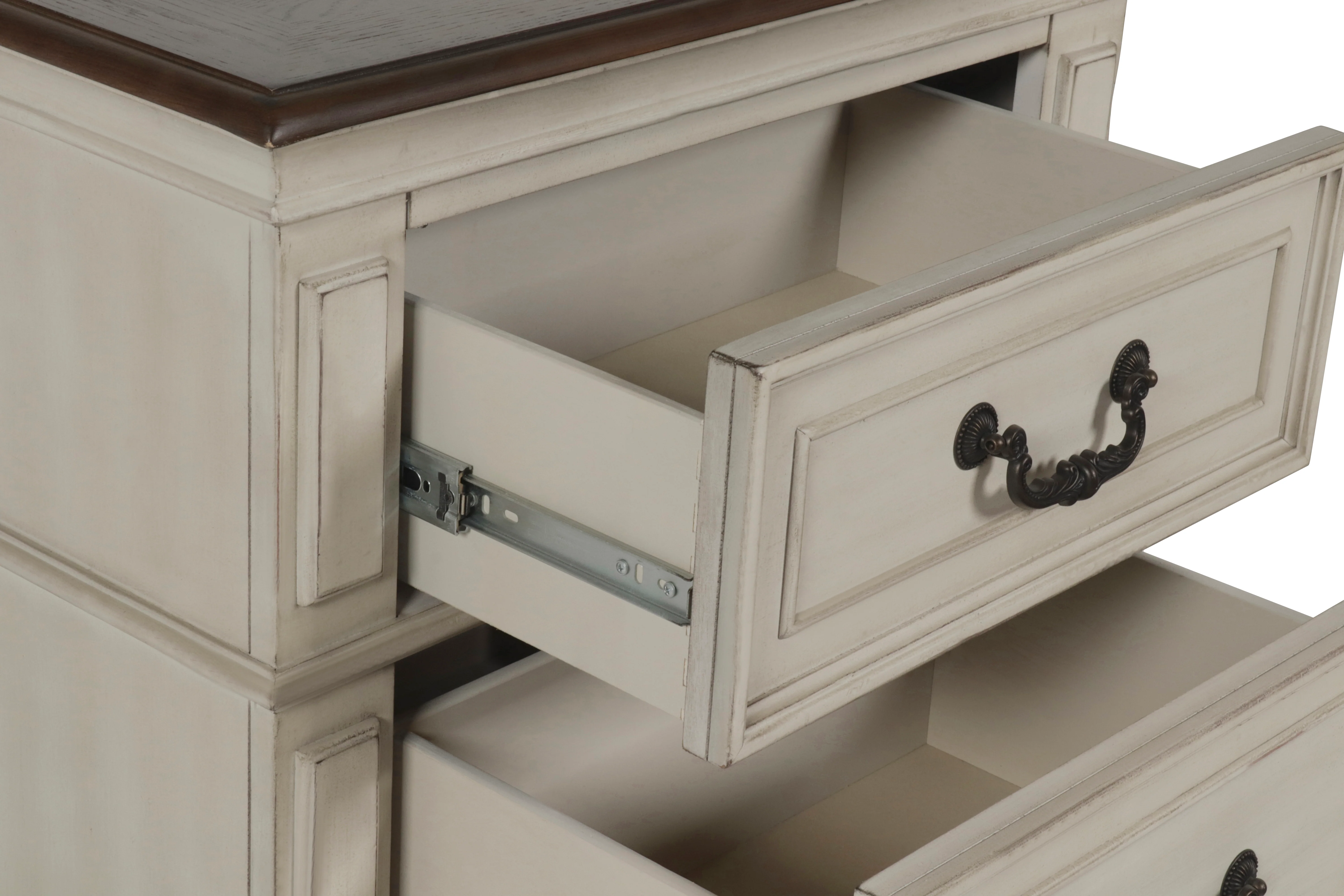 Anastasia Nightstand - Ant. White - Image 5