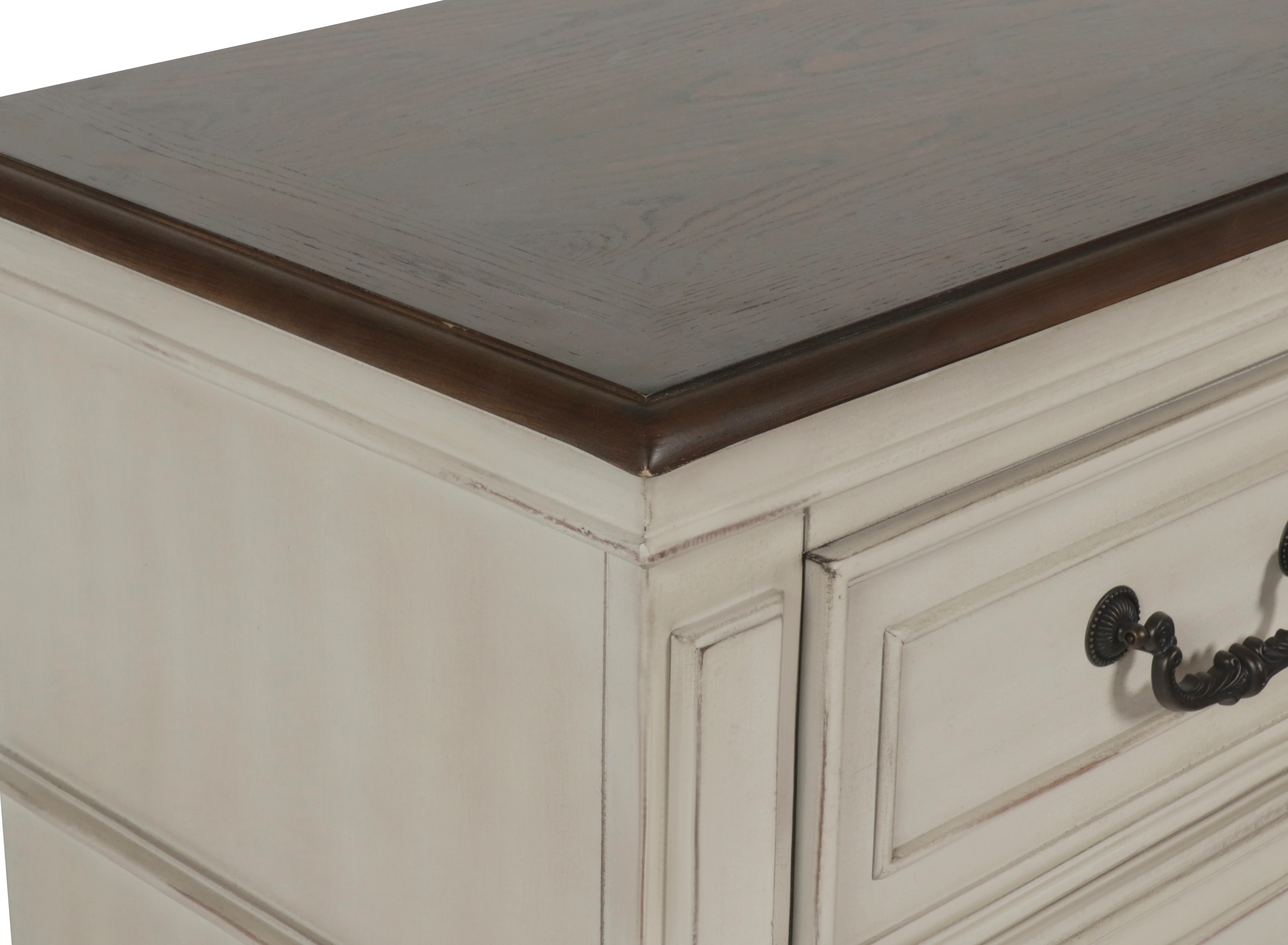 Anastasia Nightstand - Ant. White - Image 6