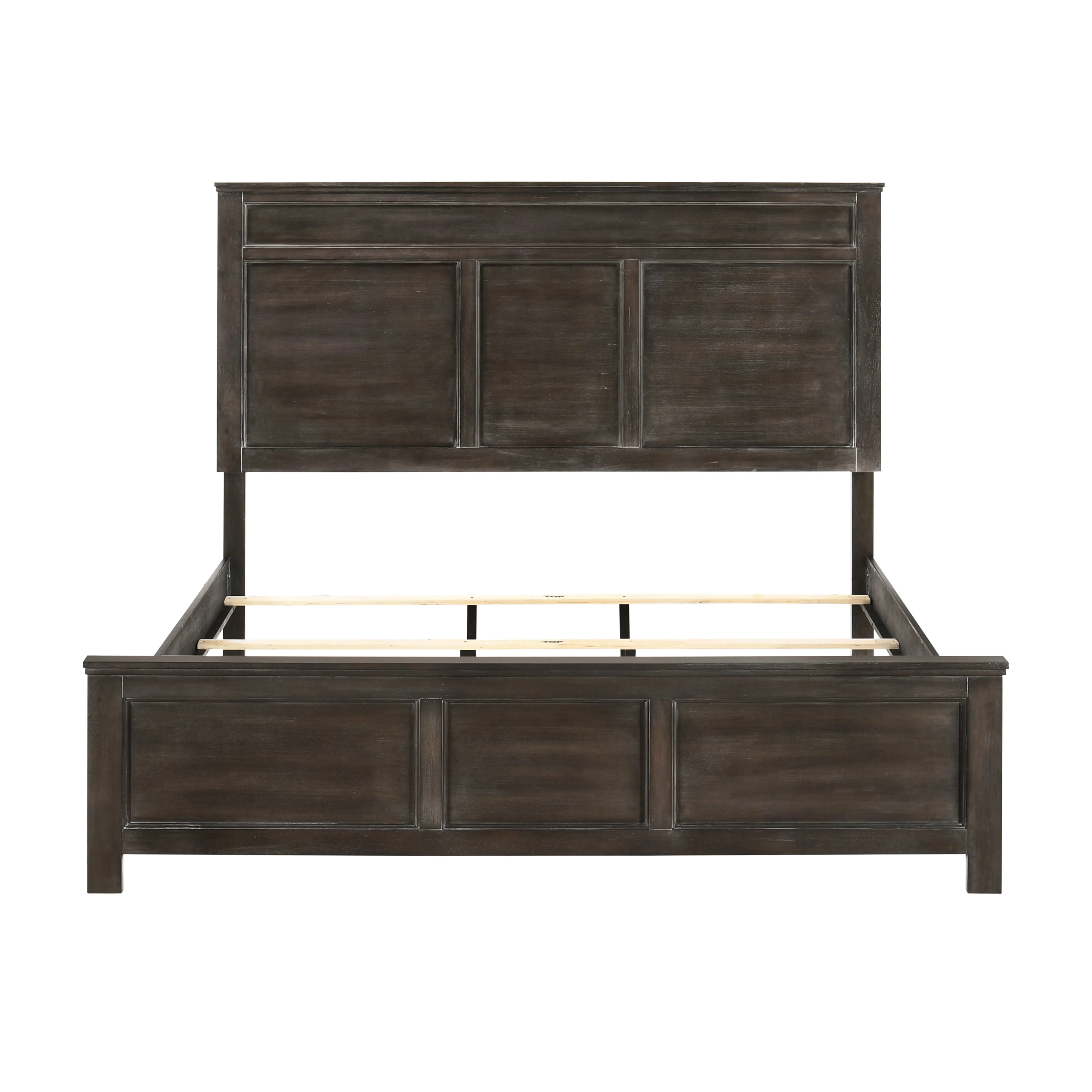 Andover 3/3 T Headboard, Footboard & Slats-Nutmeg - Image 2