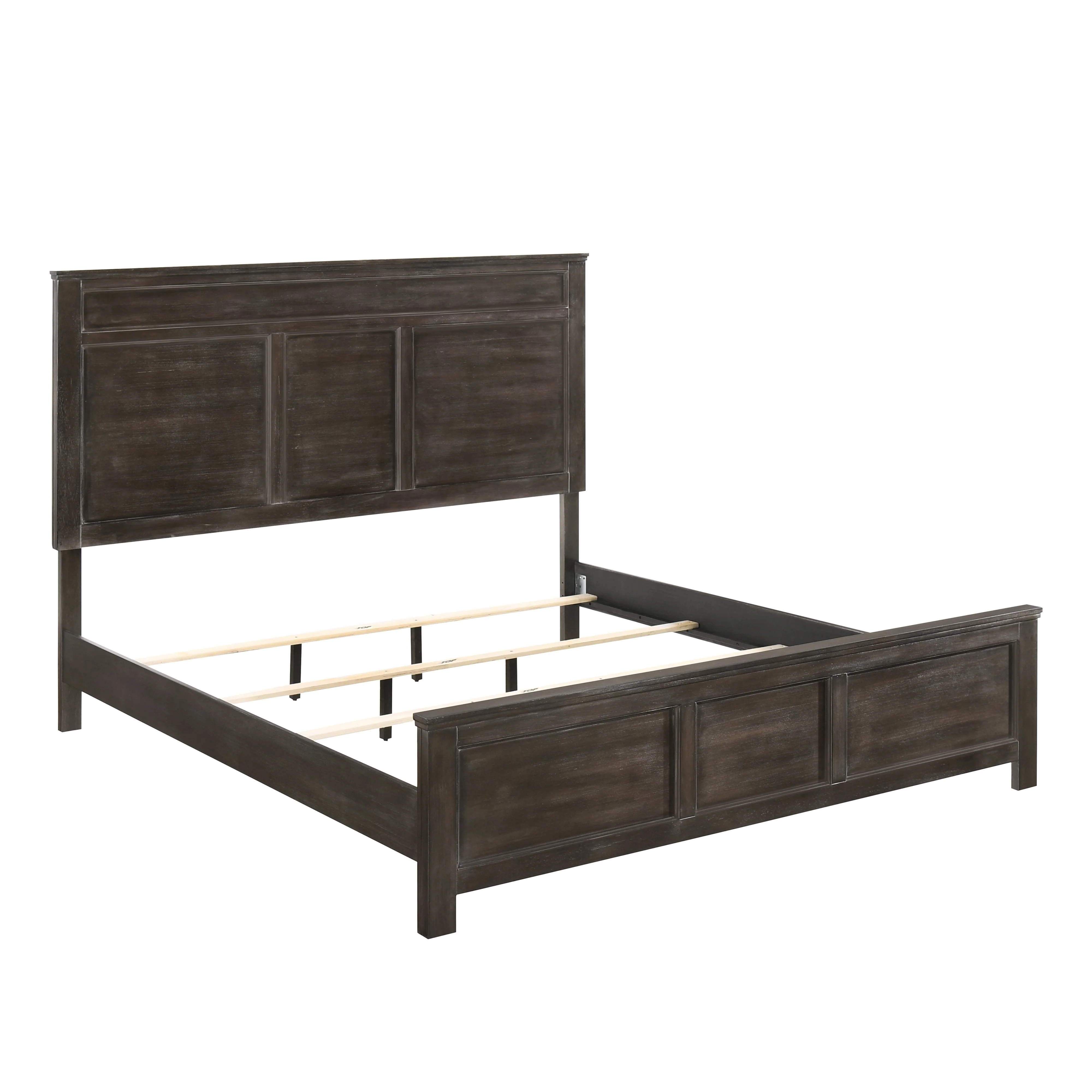 Andover 3/3 T Headboard, Footboard & Slats-Nutmeg - Image 3