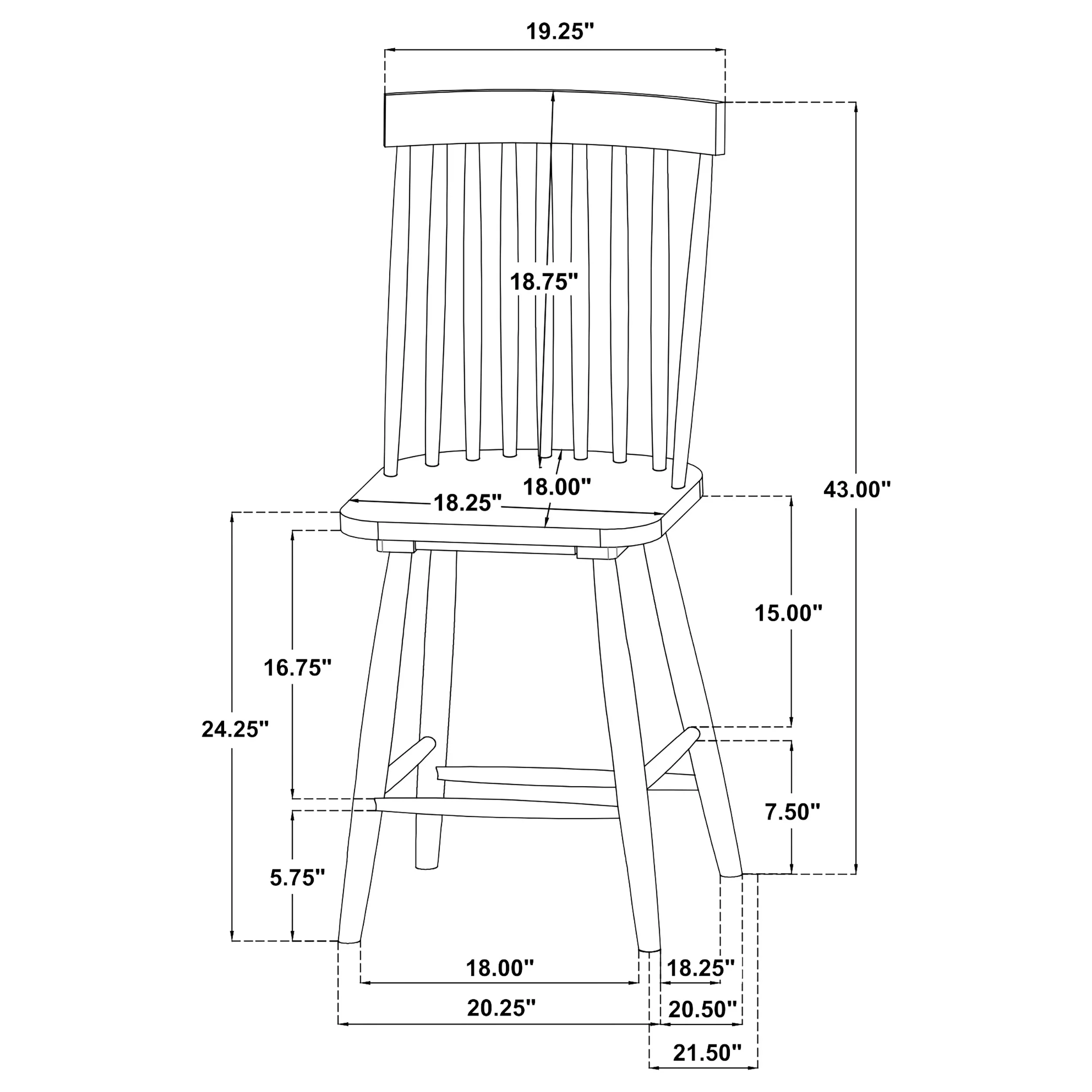 Andrews Counter Chair - Image 25
