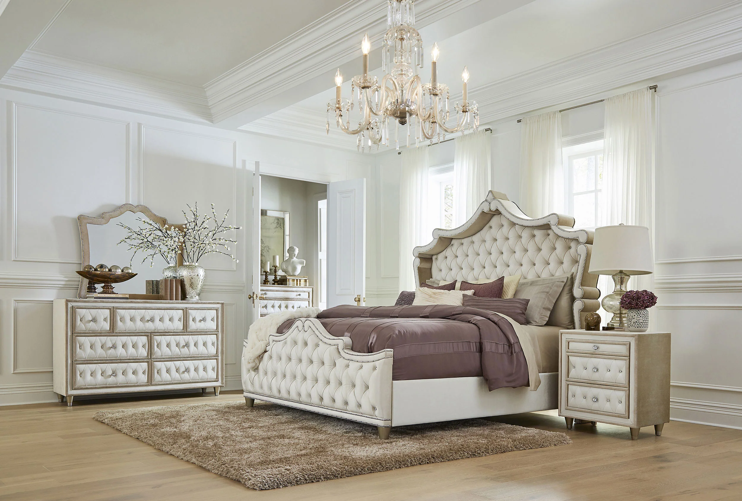 Antonella Panel Bed - Image 5