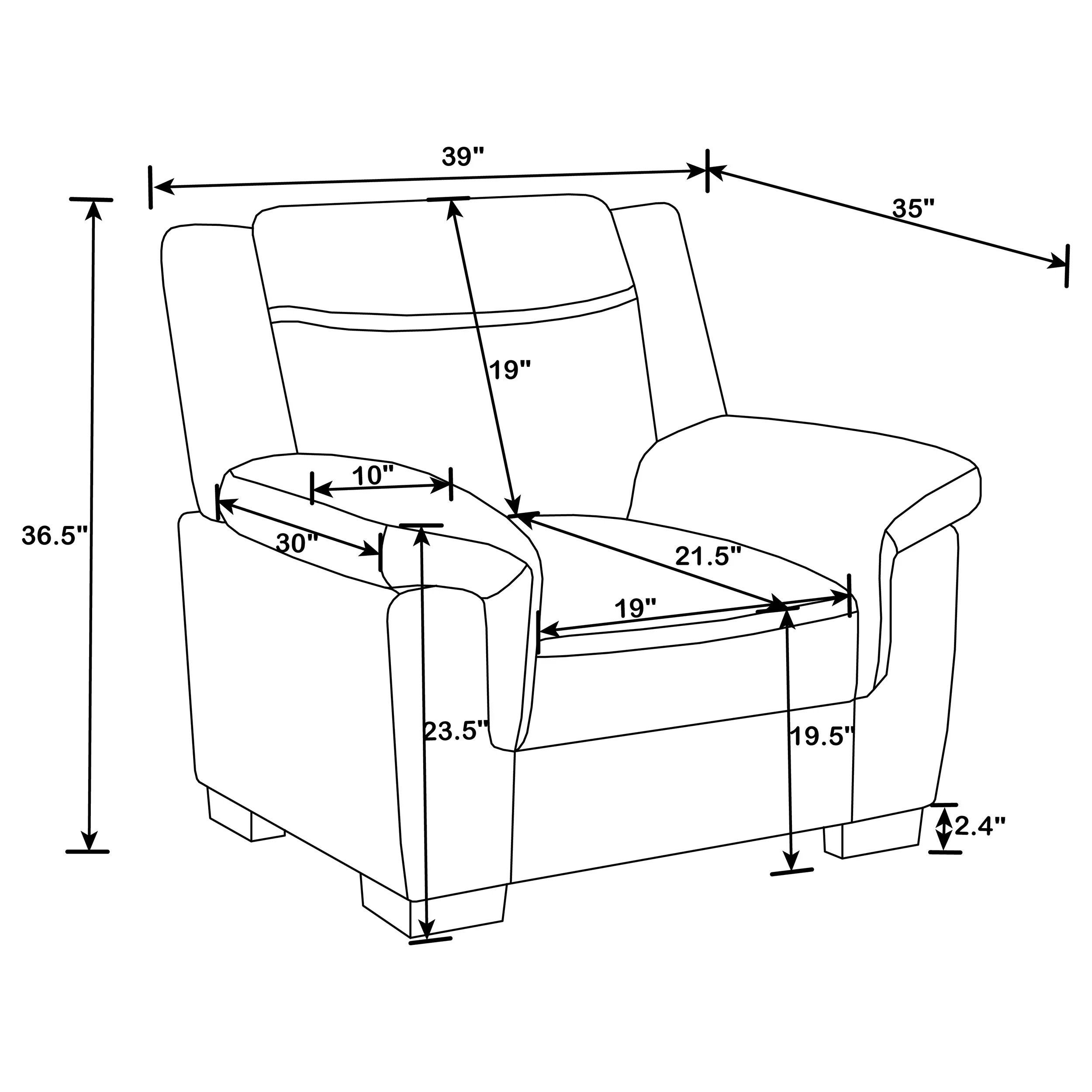 Arabella Accent Chair - Image 8