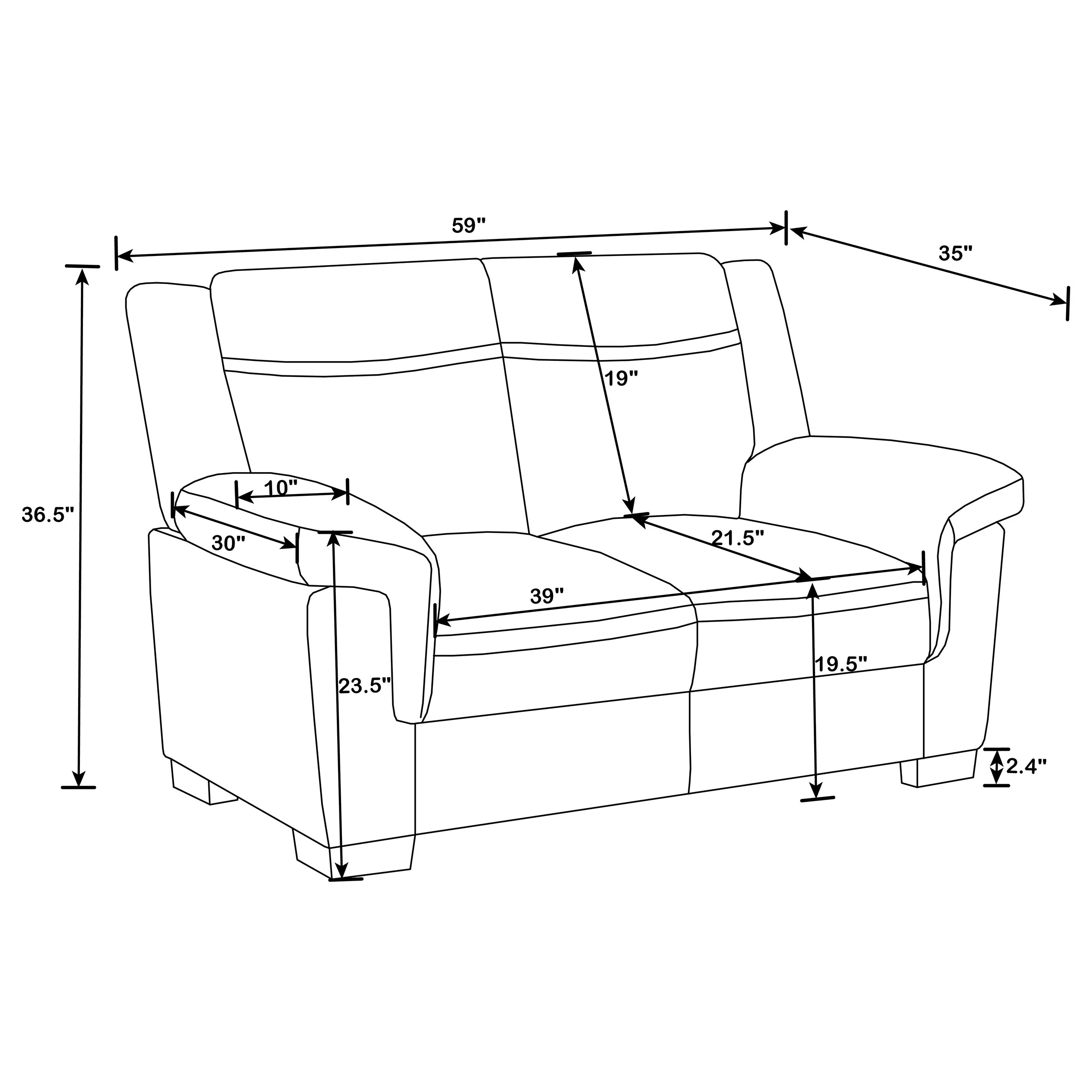 Arabella Loveseat - Image 6